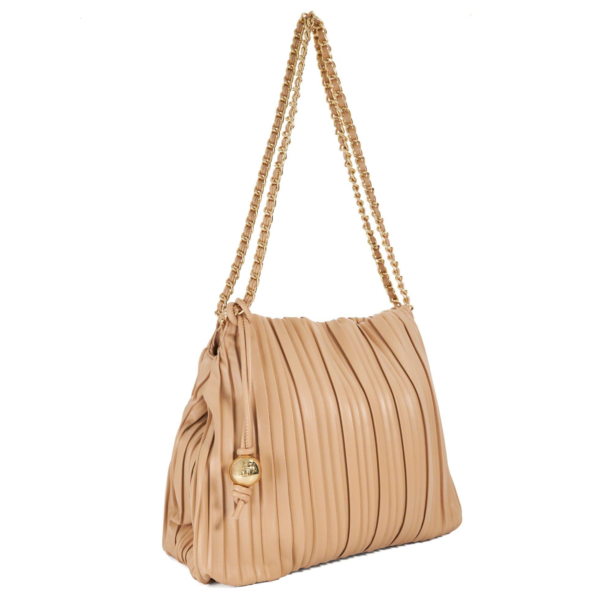 Pink - Dune London - Dominic Pleated Chain Handle Bag - 3