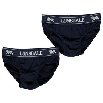 Lonsdale 2 Pack Briefs Junior Boys