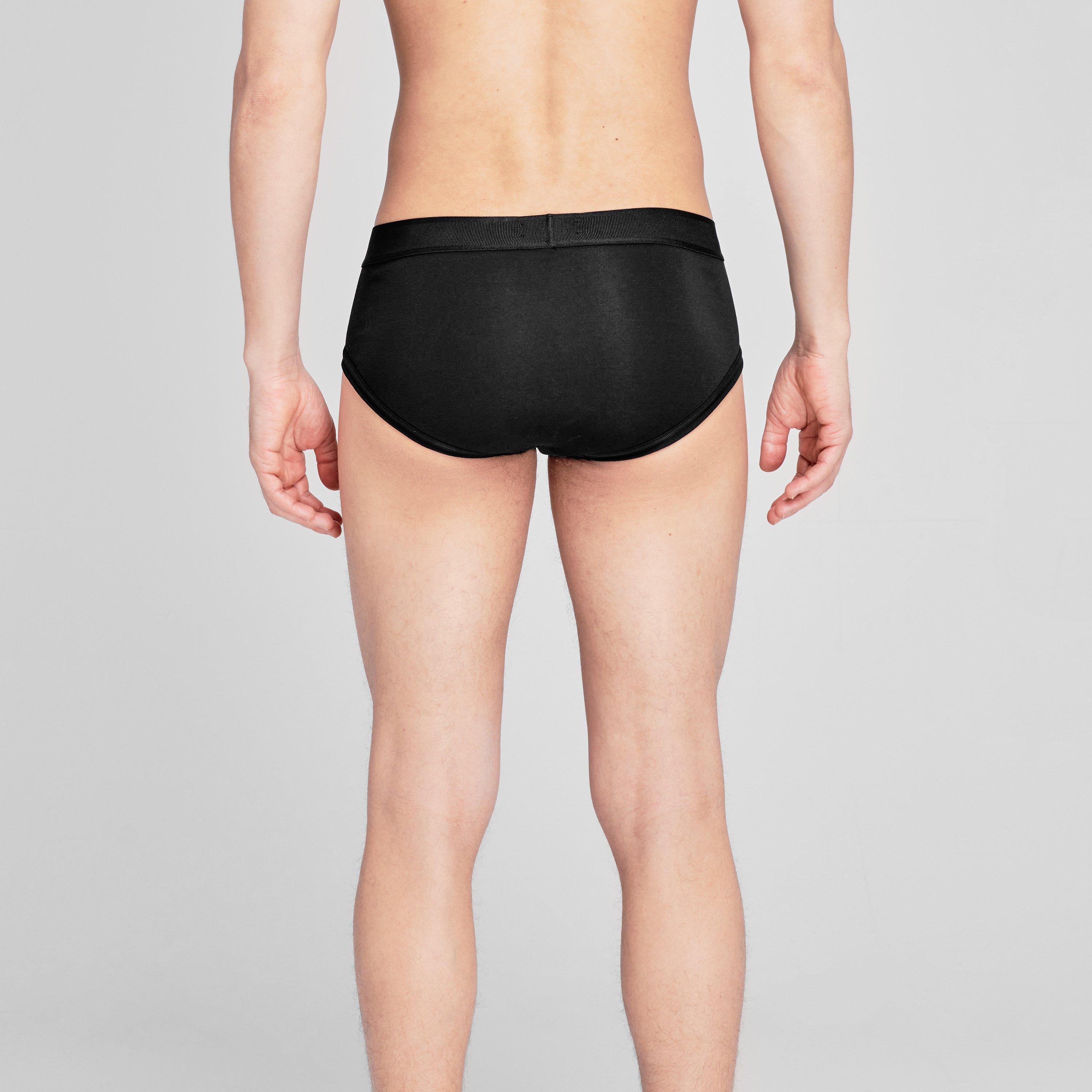 Black 002 - Tom Ford - Men's Logo Cotton Briefs - 3