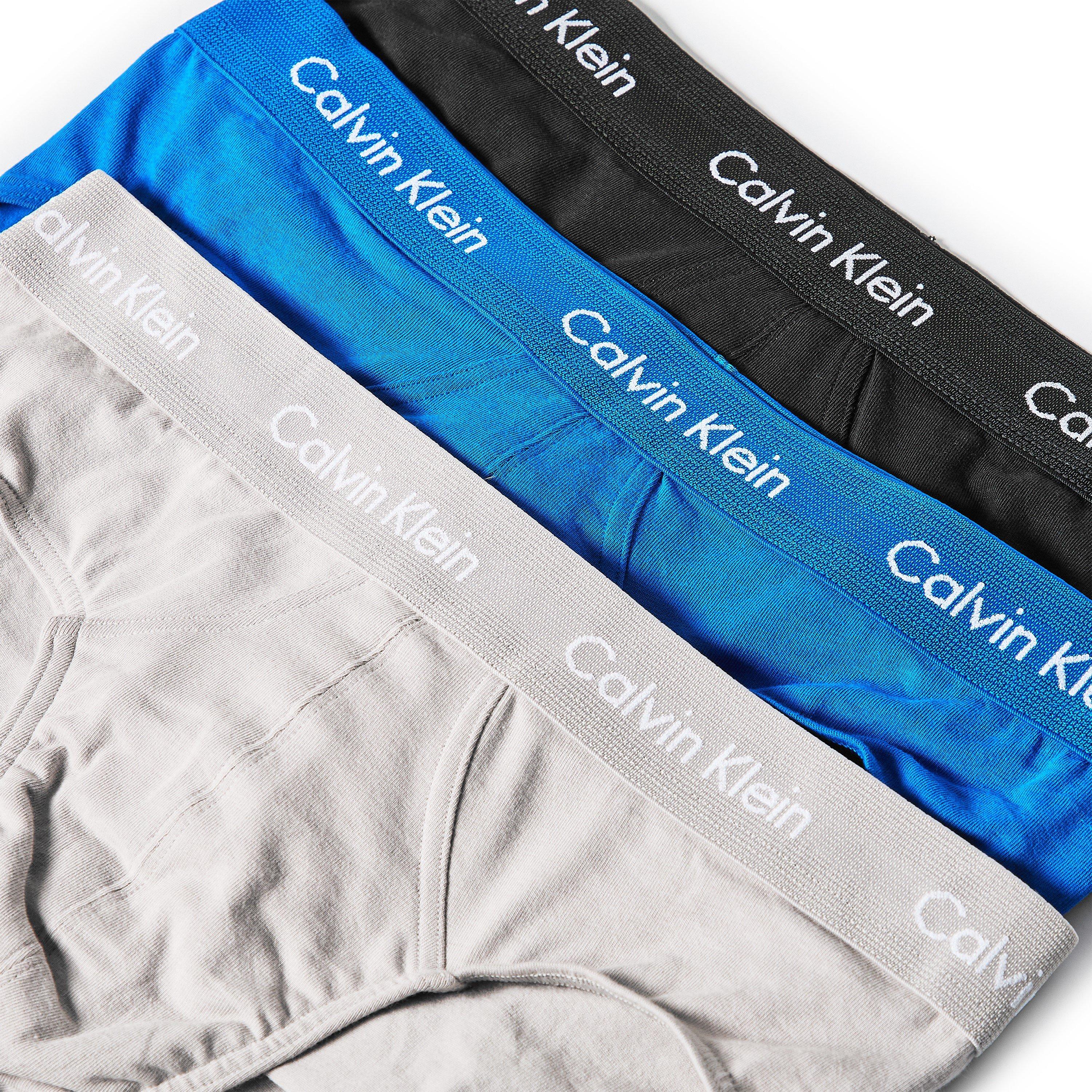 Blk/Gry/Blu - Calvin Klein - 3 Pack Briefs - 3