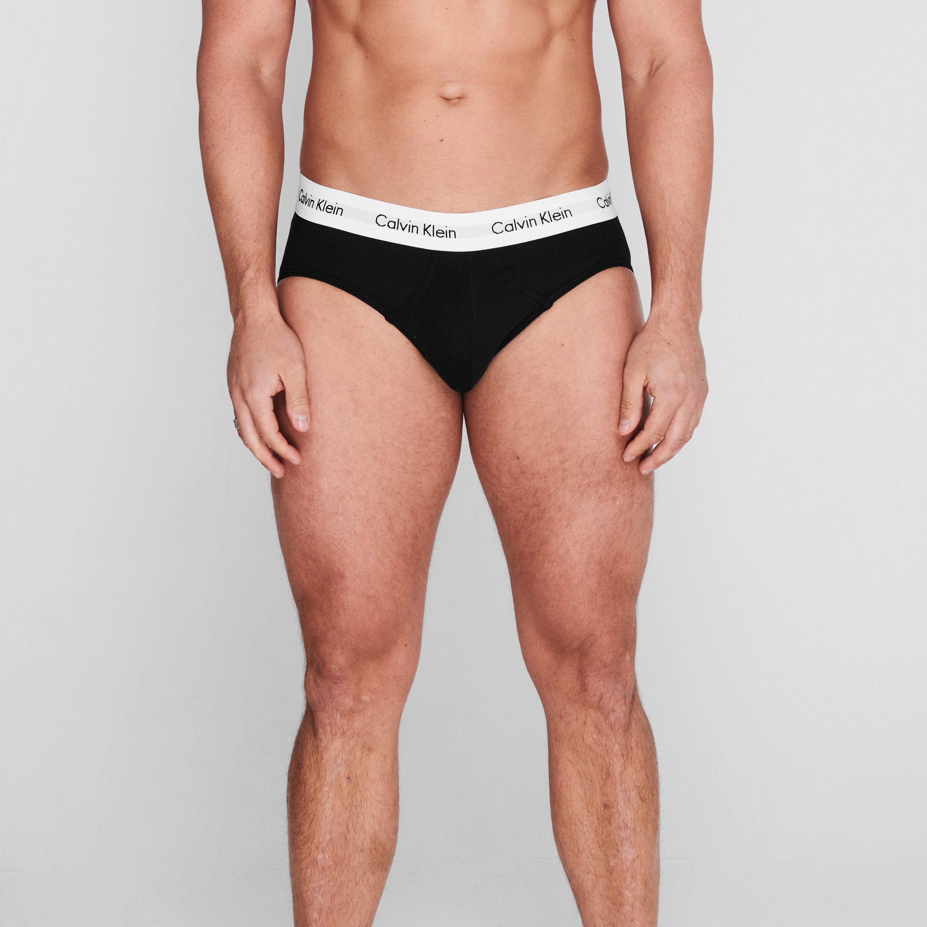 Wht/Blk/Gry - Calvin Klein - 3 Pack Briefs - 3