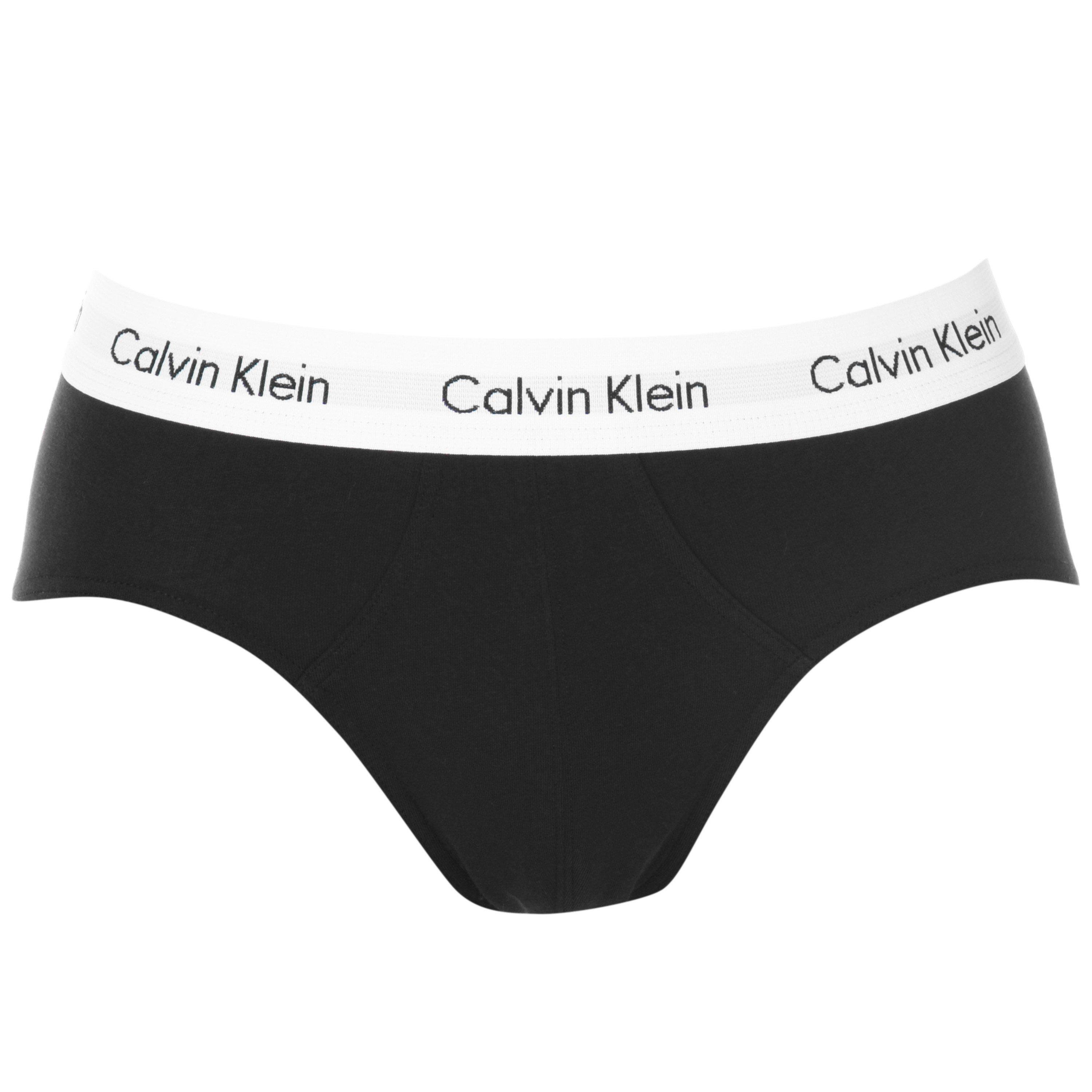 Wht/Blk/Gry - Calvin Klein - 3 Pack Briefs - 6