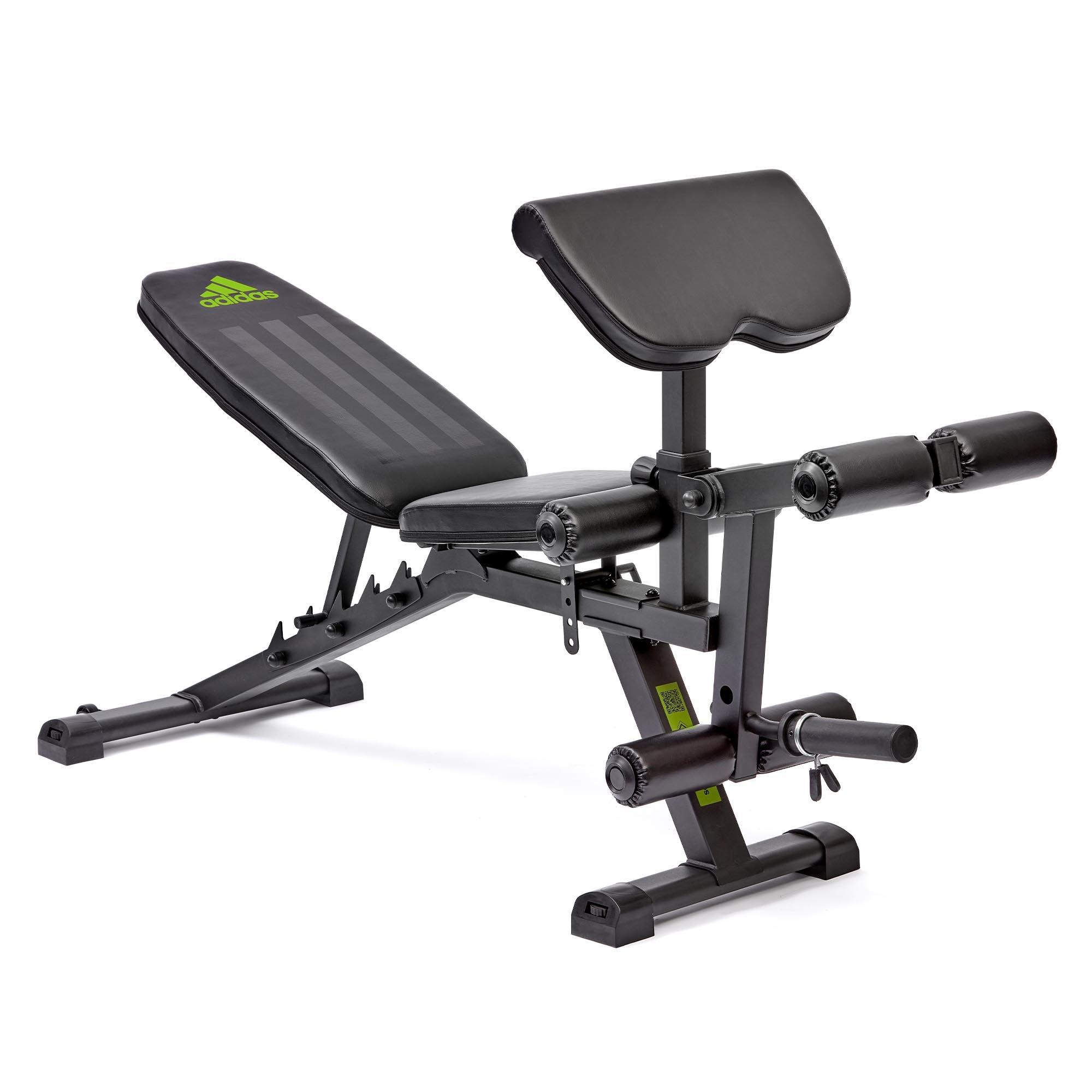 Black - adidas - Performance Training Bench - 1