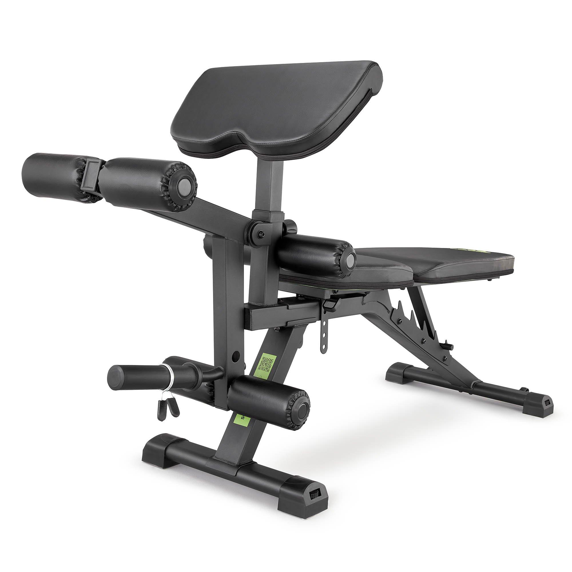 Black - adidas - Performance Training Bench - 4