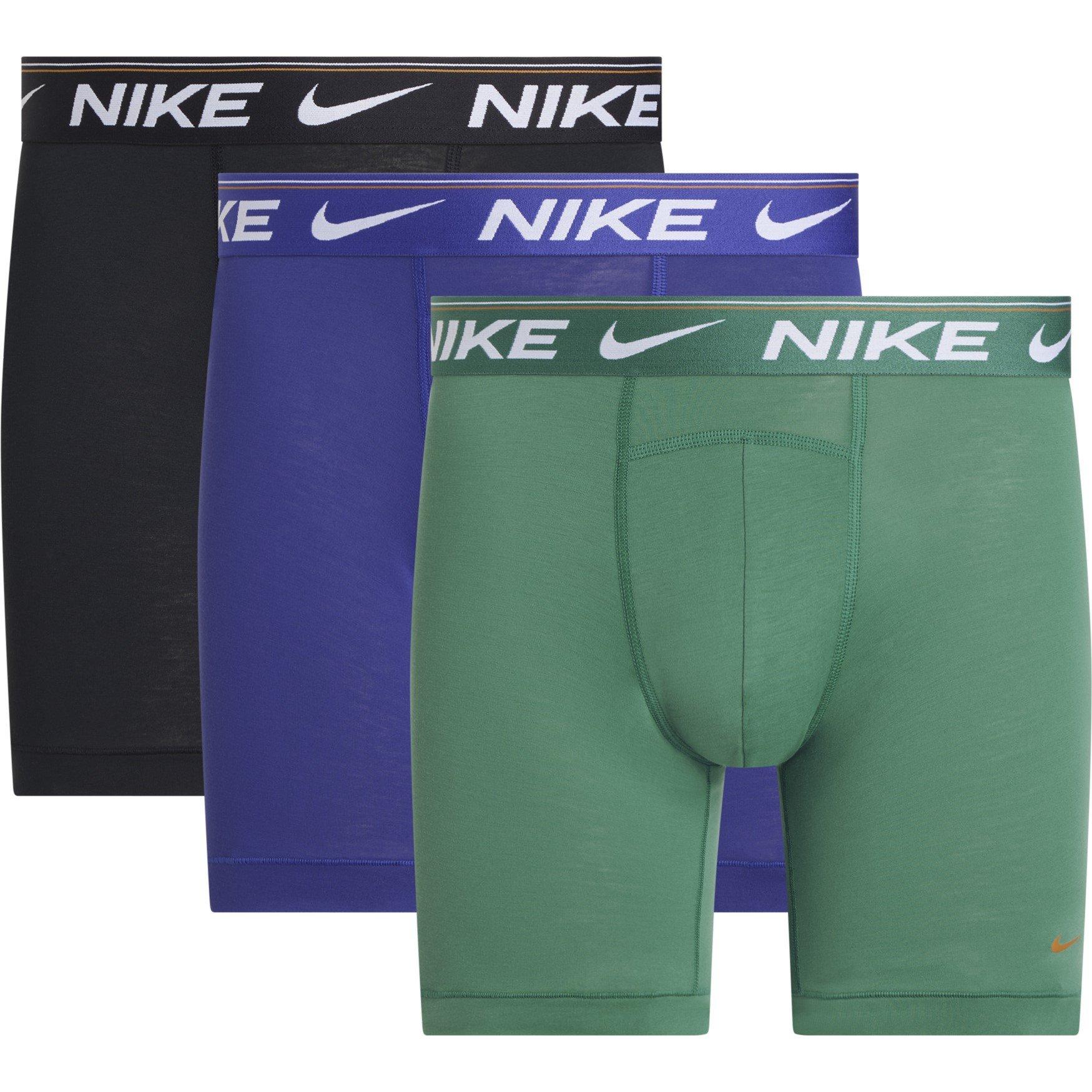 Evrgrn/Nght/Blk - Nike - Brief Long 3Pk Sn61