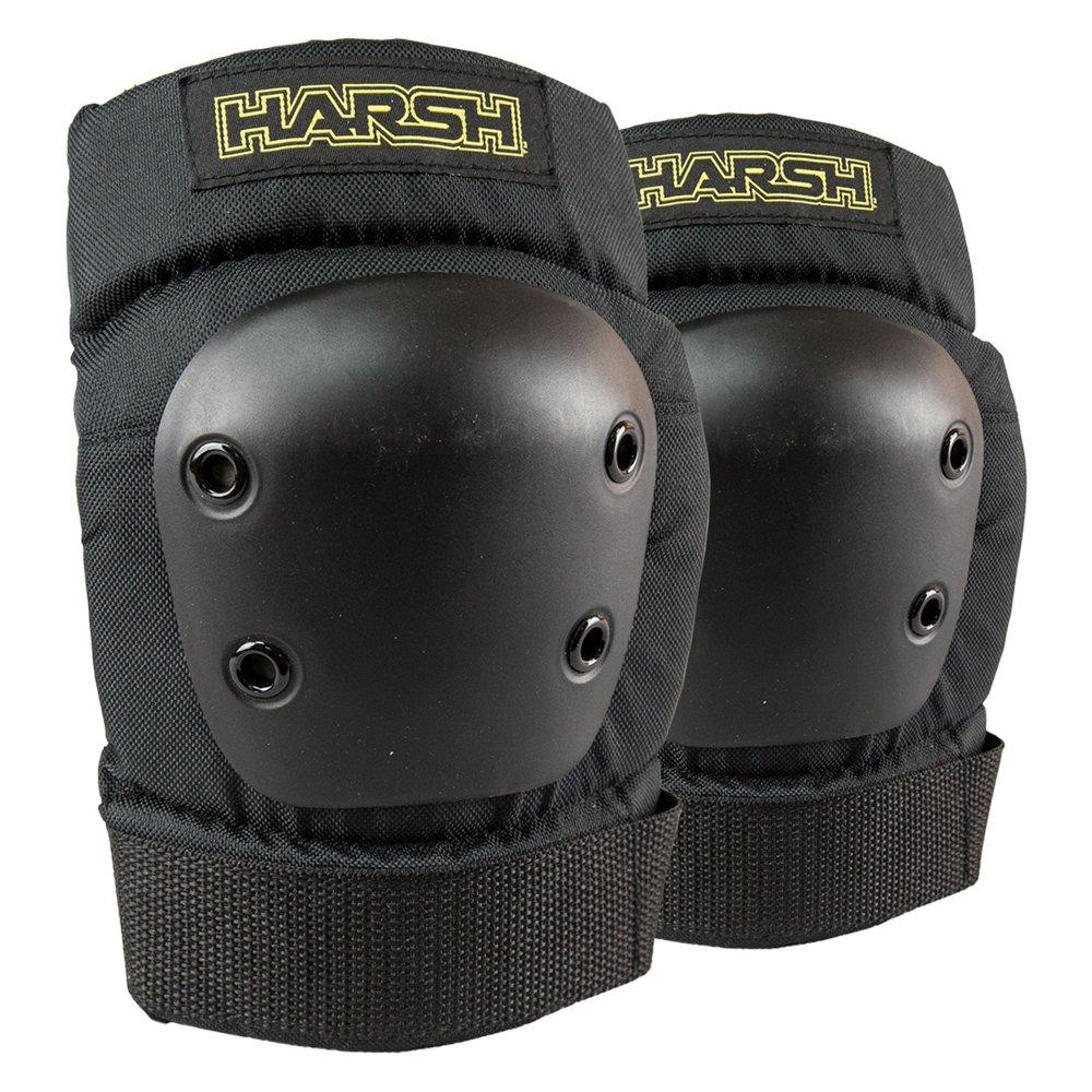 Black - Harsh Protective - HARSH PRO PARK SKATE / SKATEBOARD ELBOW PADS - 1