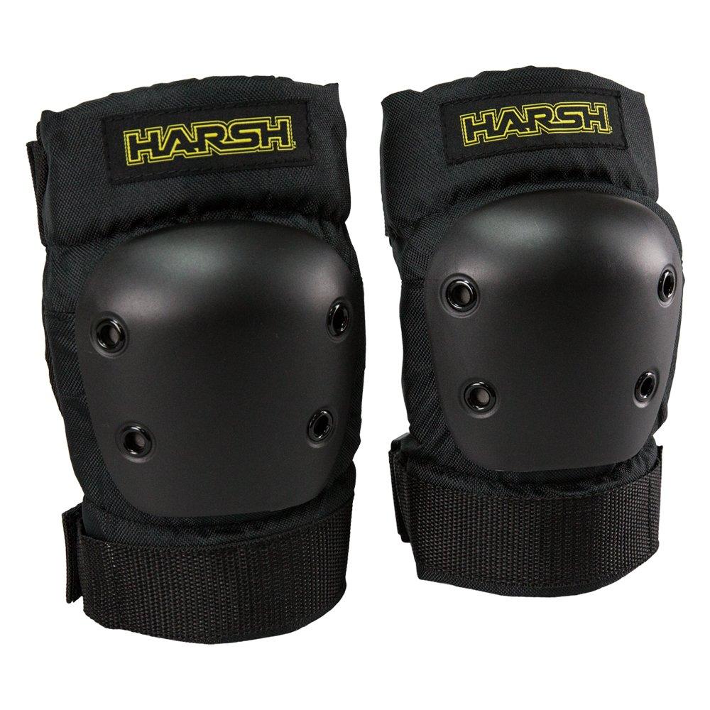 Black - Harsh Protective - HARSH PRO PARK SKATE / SKATEBOARD ELBOW PADS - 3