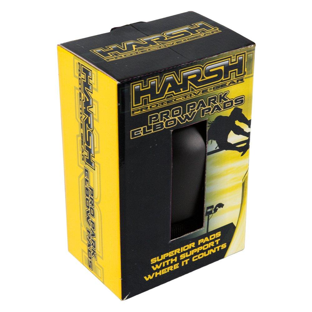 Black - Harsh Protective - HARSH PRO PARK SKATE / SKATEBOARD ELBOW PADS - 4