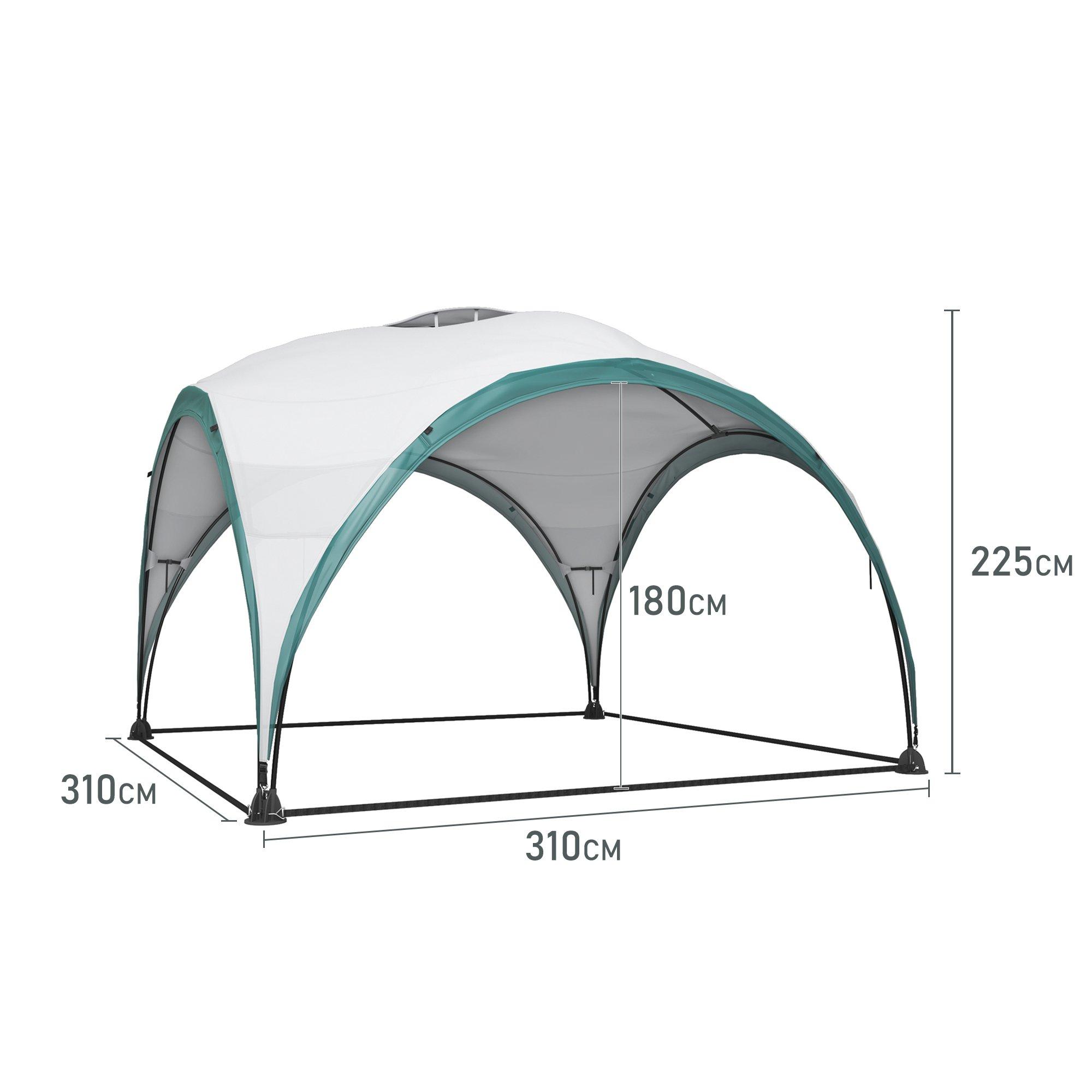 Grey - Breeins Camping - 3*3m Outdoor Canopy - 8