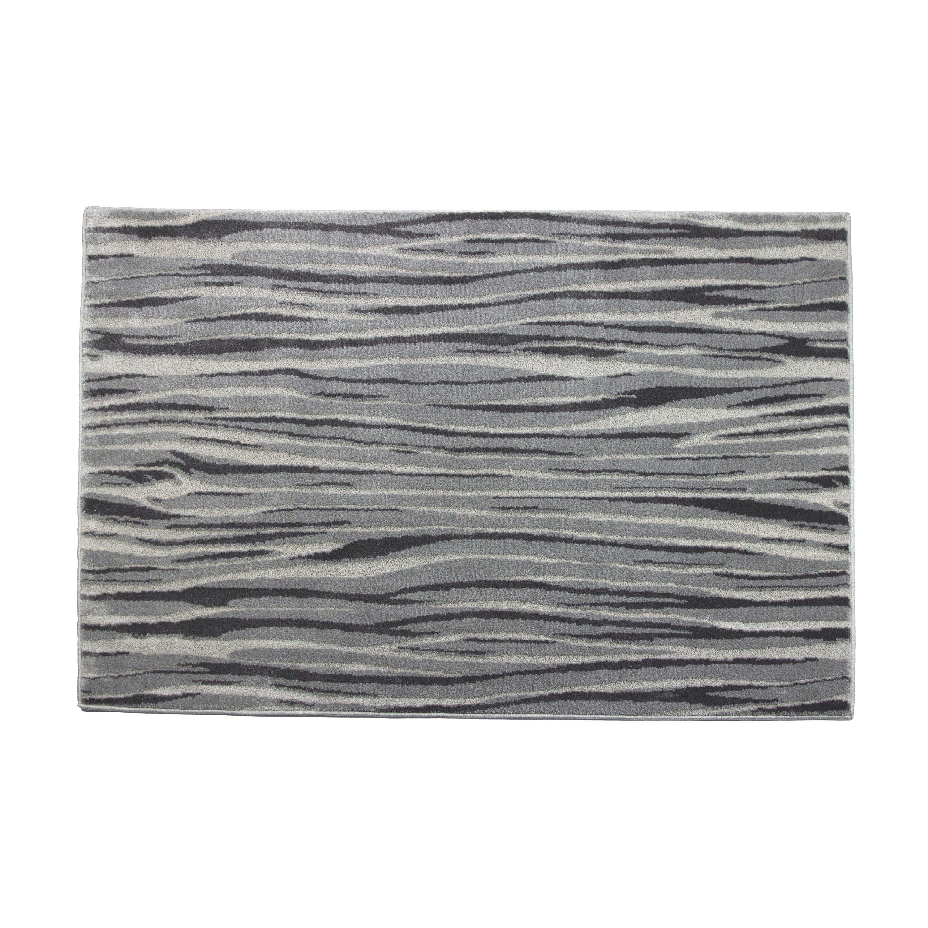Grey - Arthouse - Rhythm Willow Grey 200 x 290cm Rug - 1