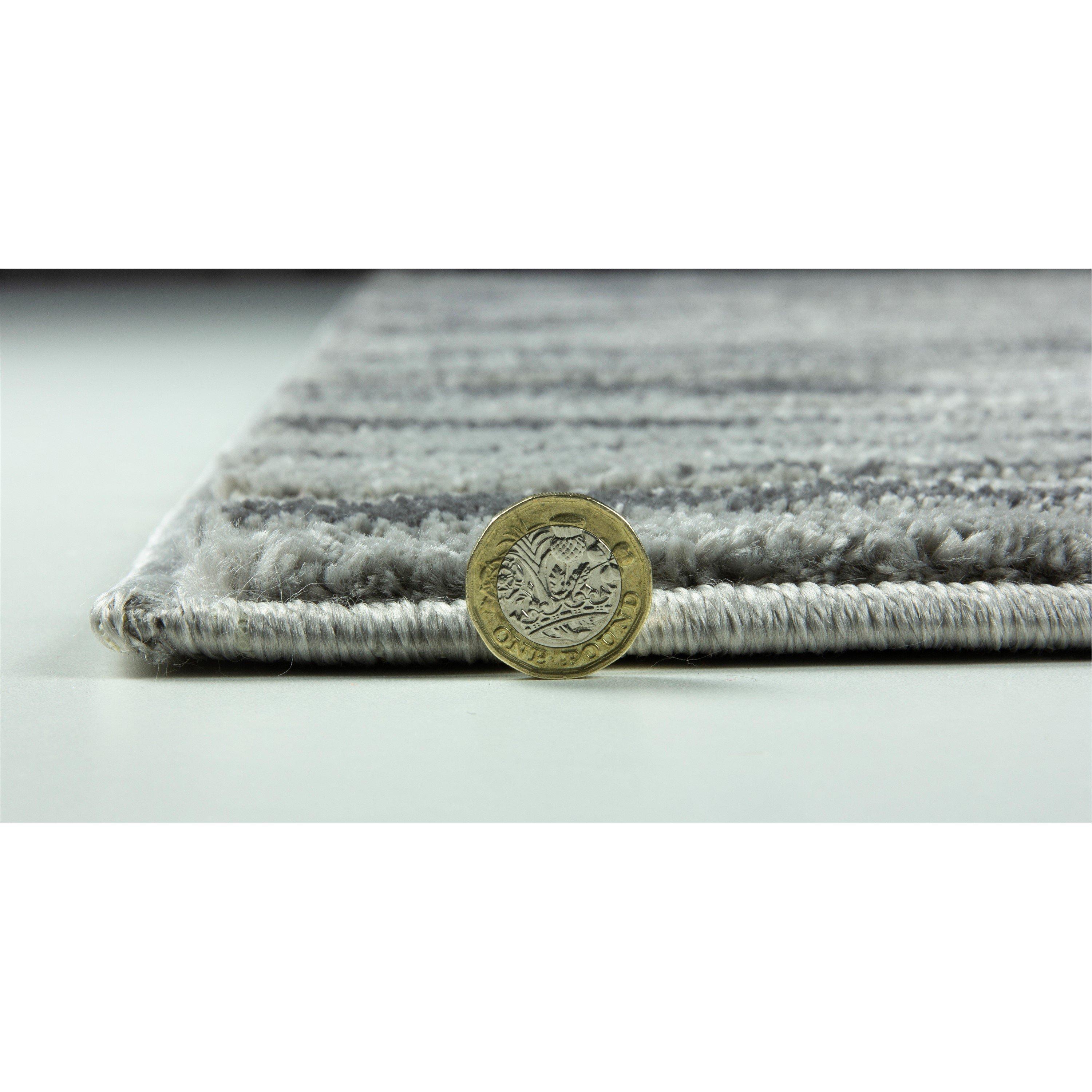 Grey - Arthouse - Rhythm Willow Grey 200 x 290cm Rug - 3