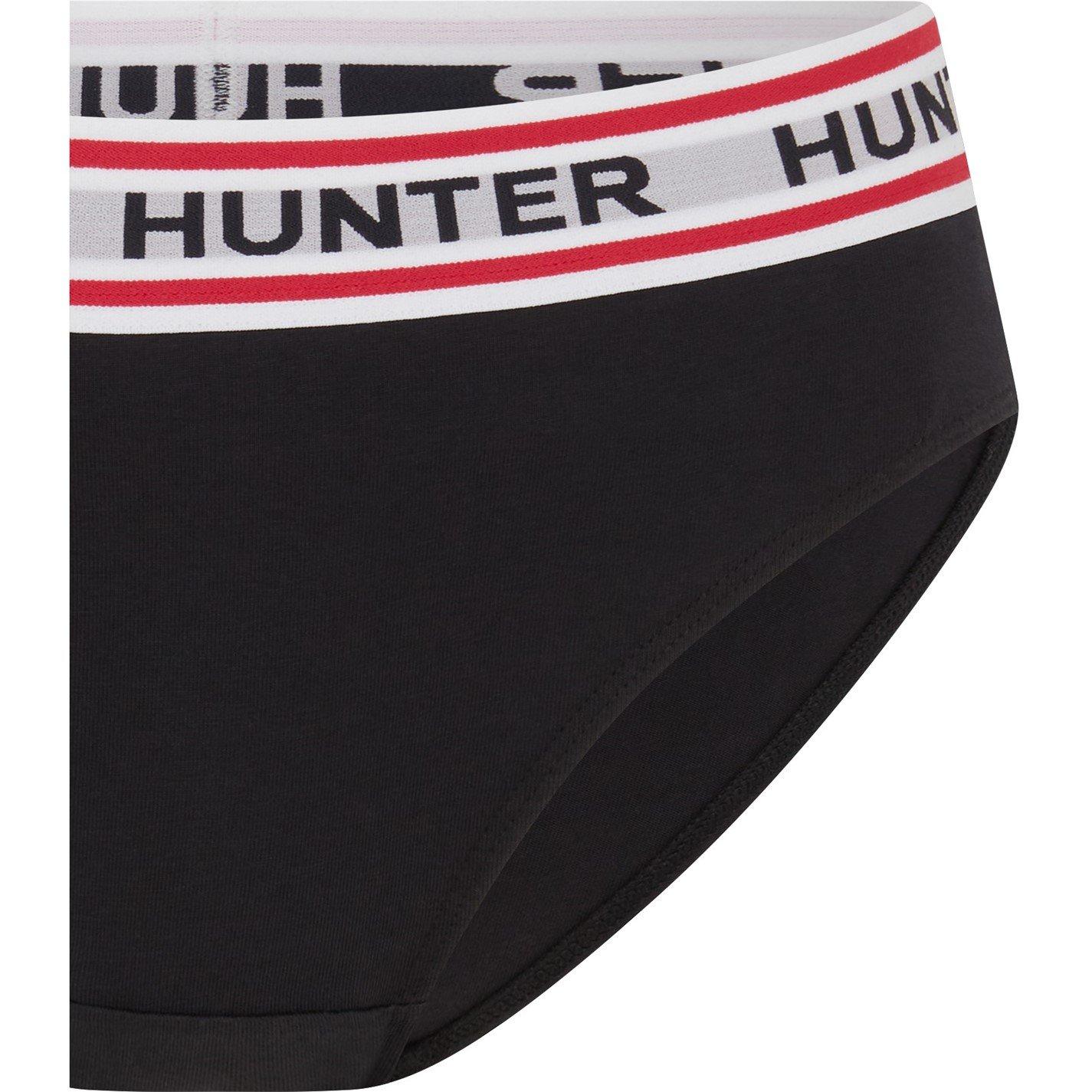 Preto - Hunter - 3 Pack High Leg Brief Womens - 3