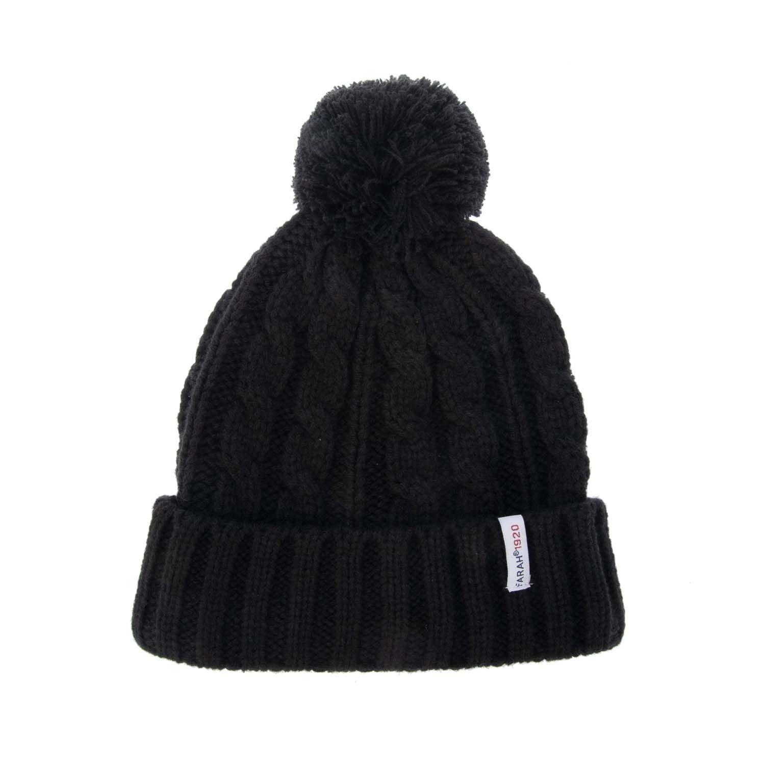 Black - Farah - Rirola Knitted Hat - 1