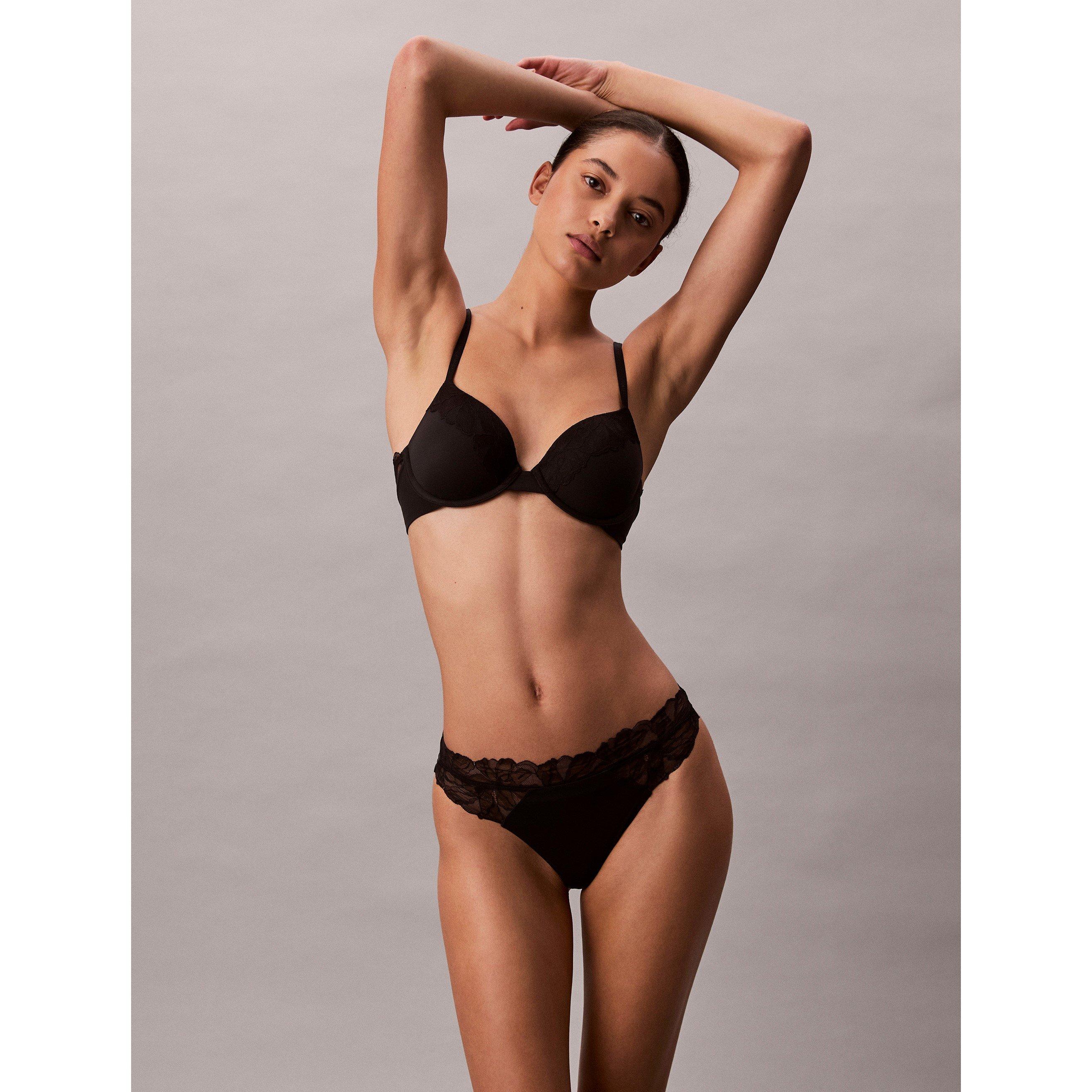 Black - Calvin Klein - Women's Performance Fit Thongs - 2