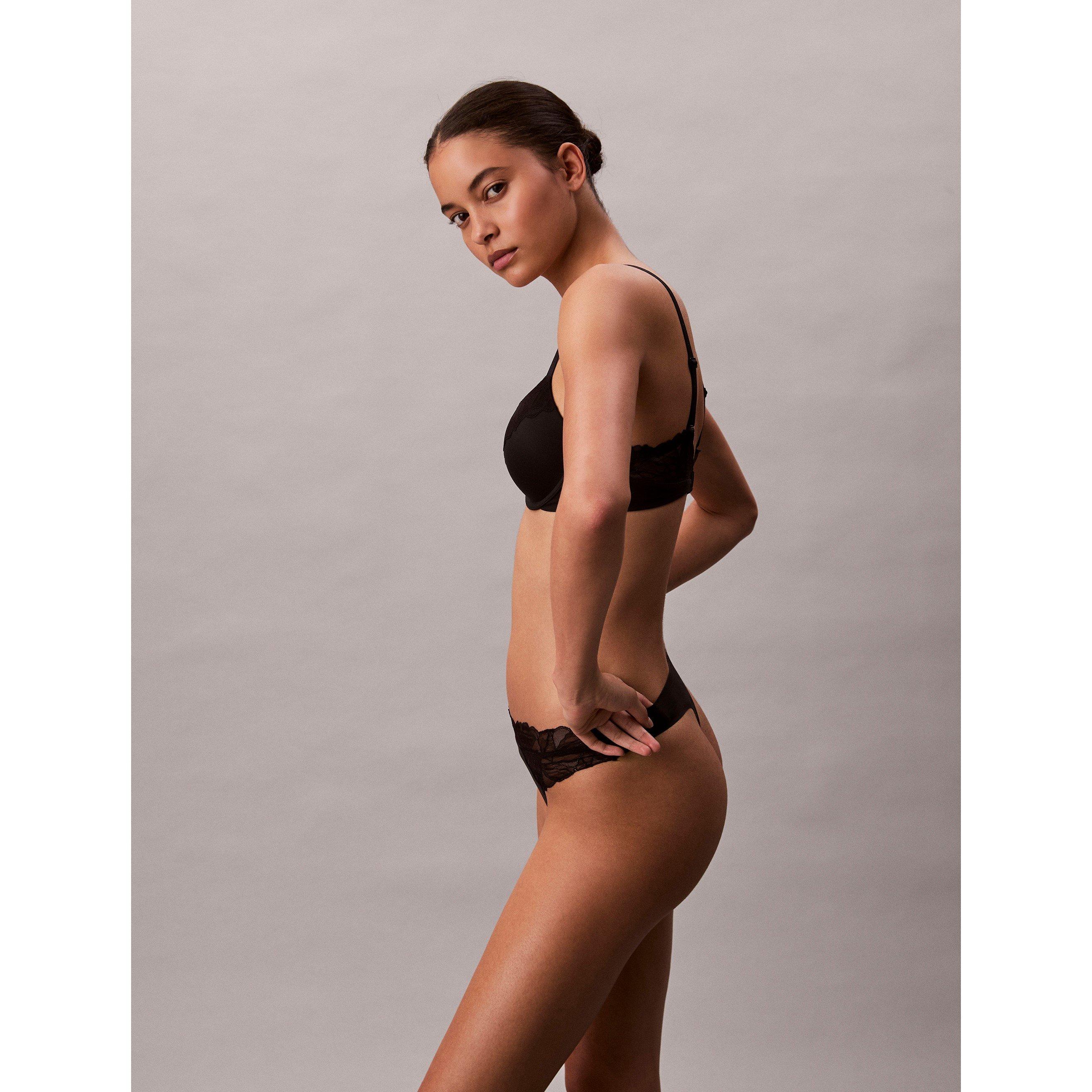 Black - Calvin Klein - Women's Performance Fit Thongs - 7