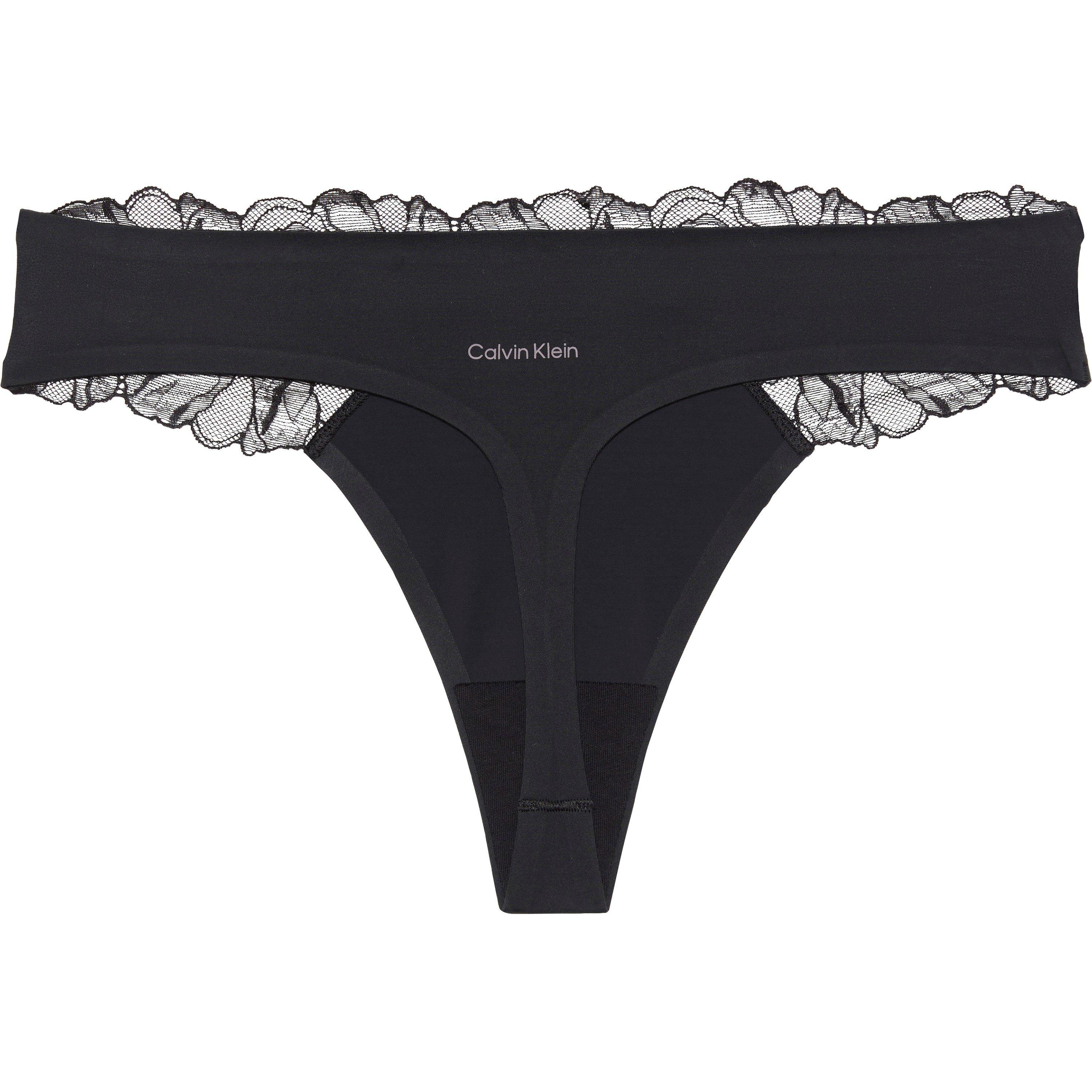 Black - Calvin Klein - Women's Performance Fit Thongs - 8