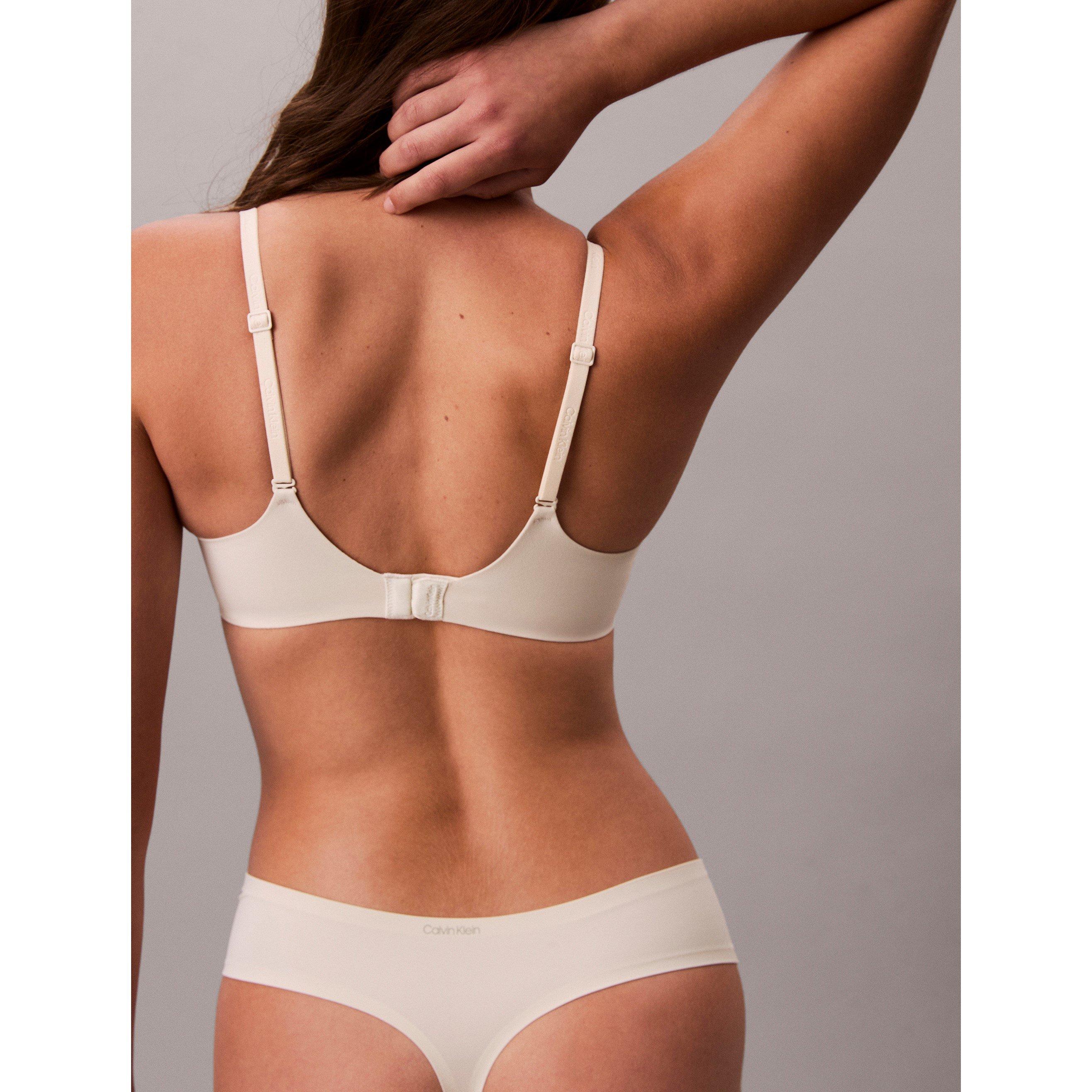 Bone White - Calvin Klein - Women's Performance Fit Seamless Thong - 4
