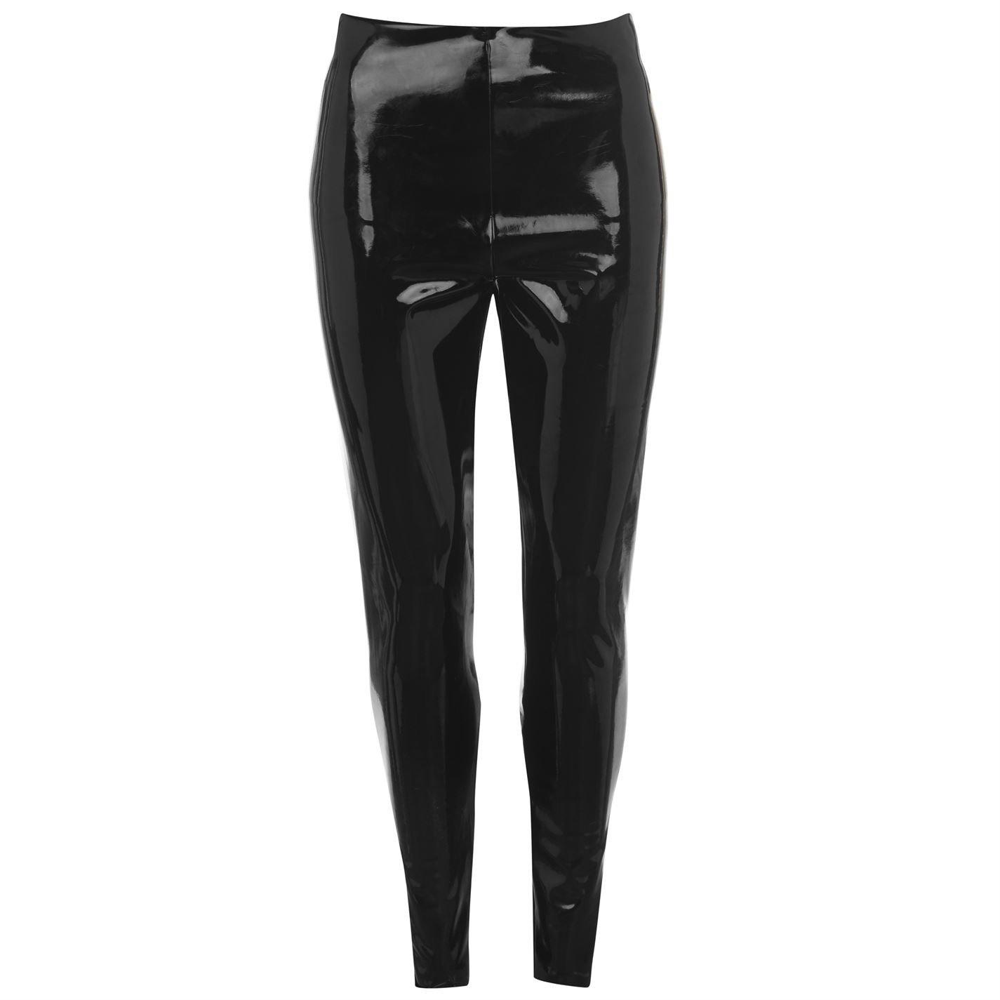 Black - Commando - Faux Leather Patent Leggings - 4