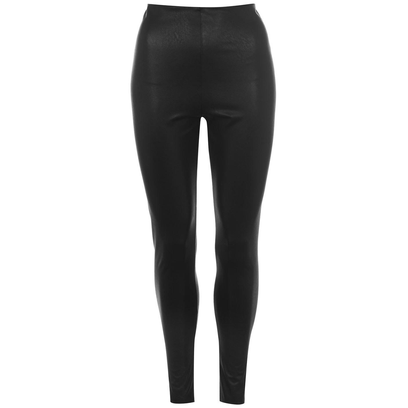 Black - Commando - Faux Leather Leggings - 4