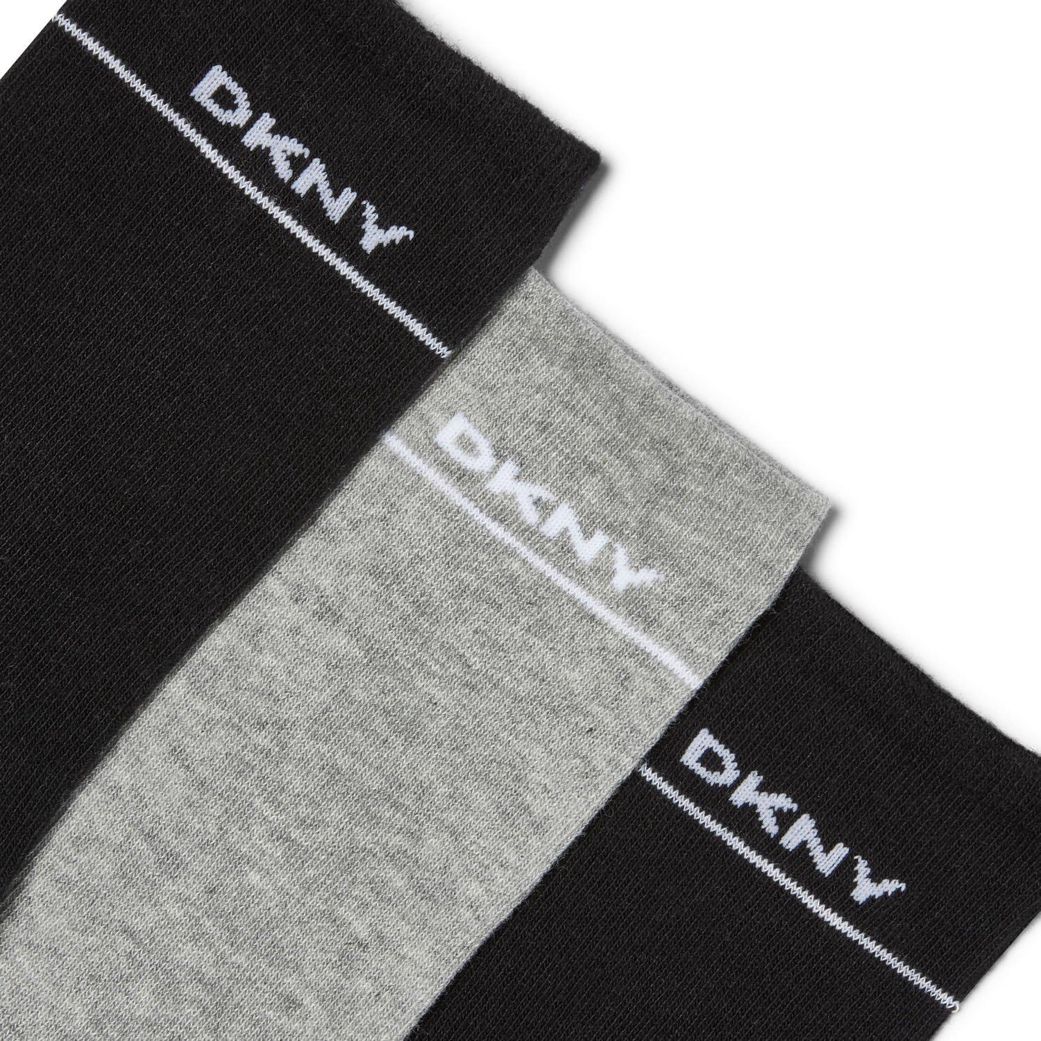 Black/Grey - DKNY - 3 pack Womens Socks Paige - 5