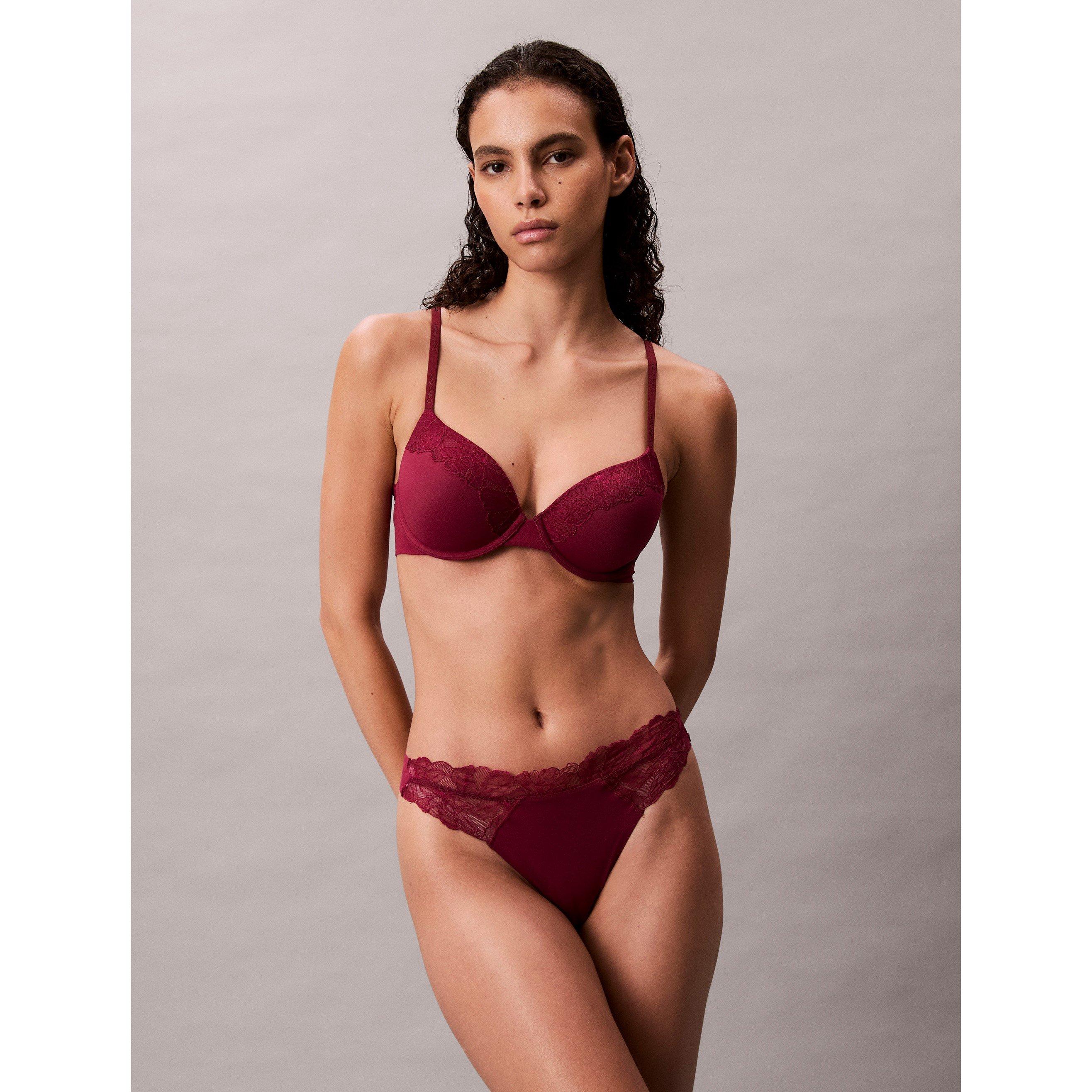 Rosa seducente - Calvin Klein - Women's PerfFit Thong Briefs - 2