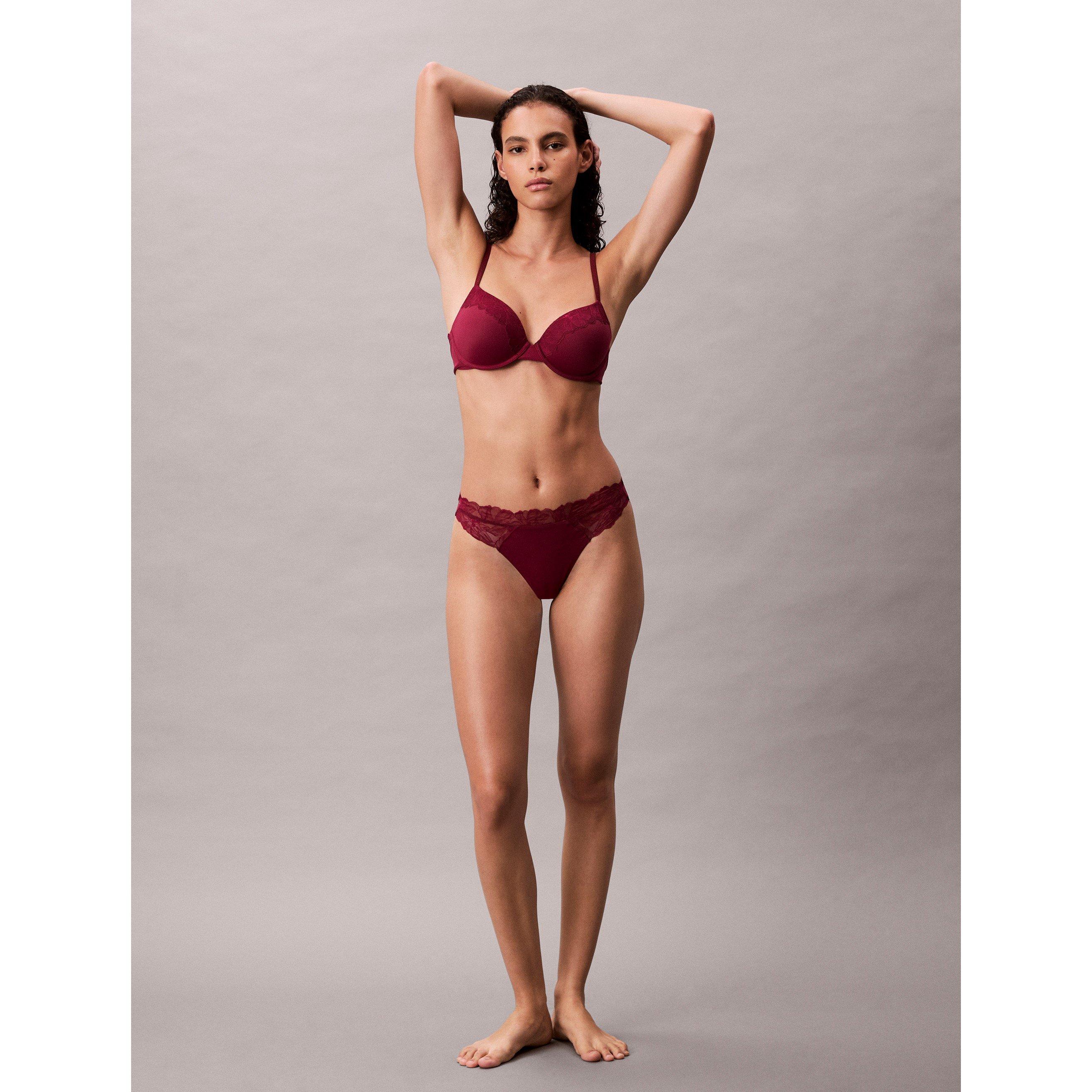 Rosa seducente - Calvin Klein - Women's PerfFit Thong Briefs - 3