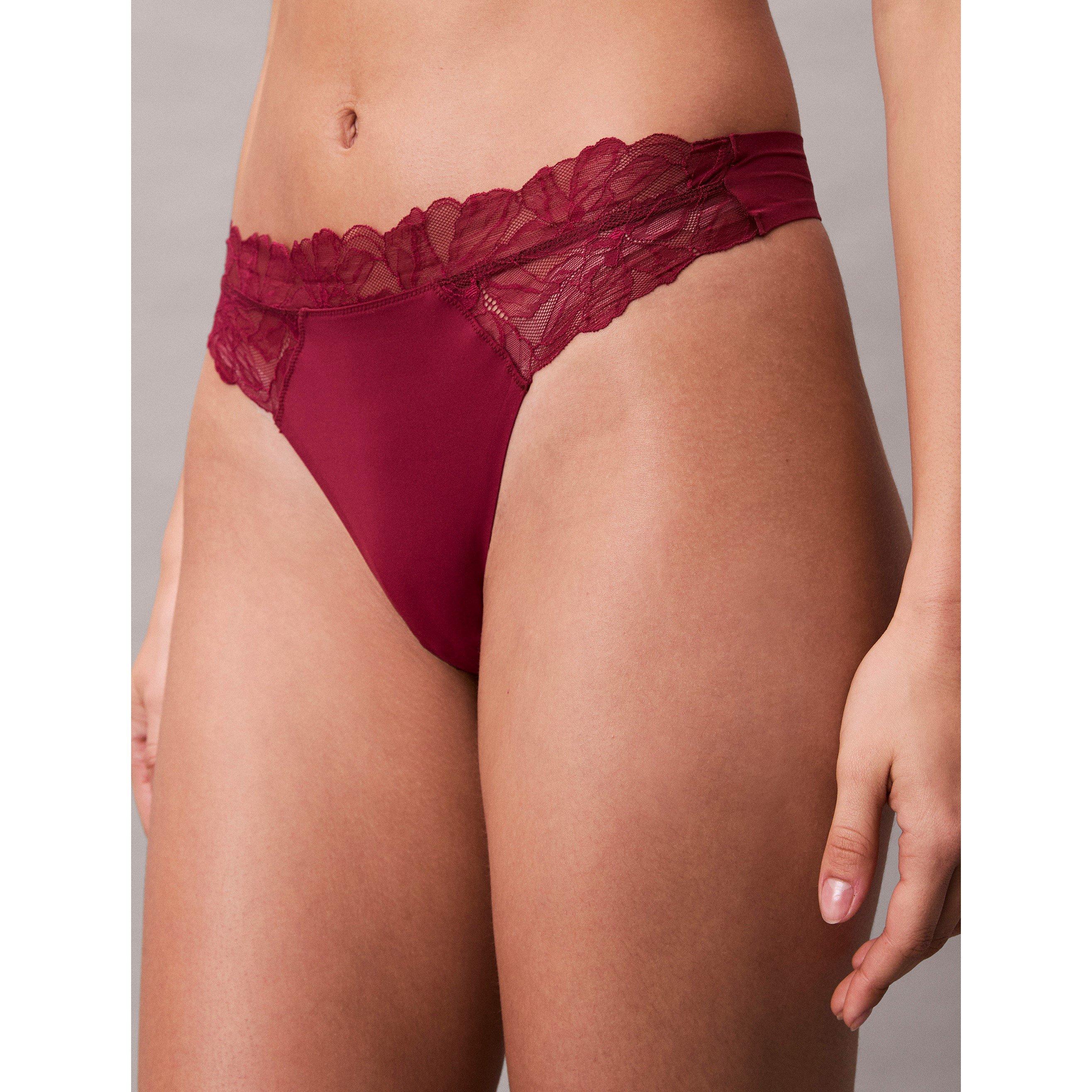 Rosa seducente - Calvin Klein - Women's PerfFit Thong Briefs - 5