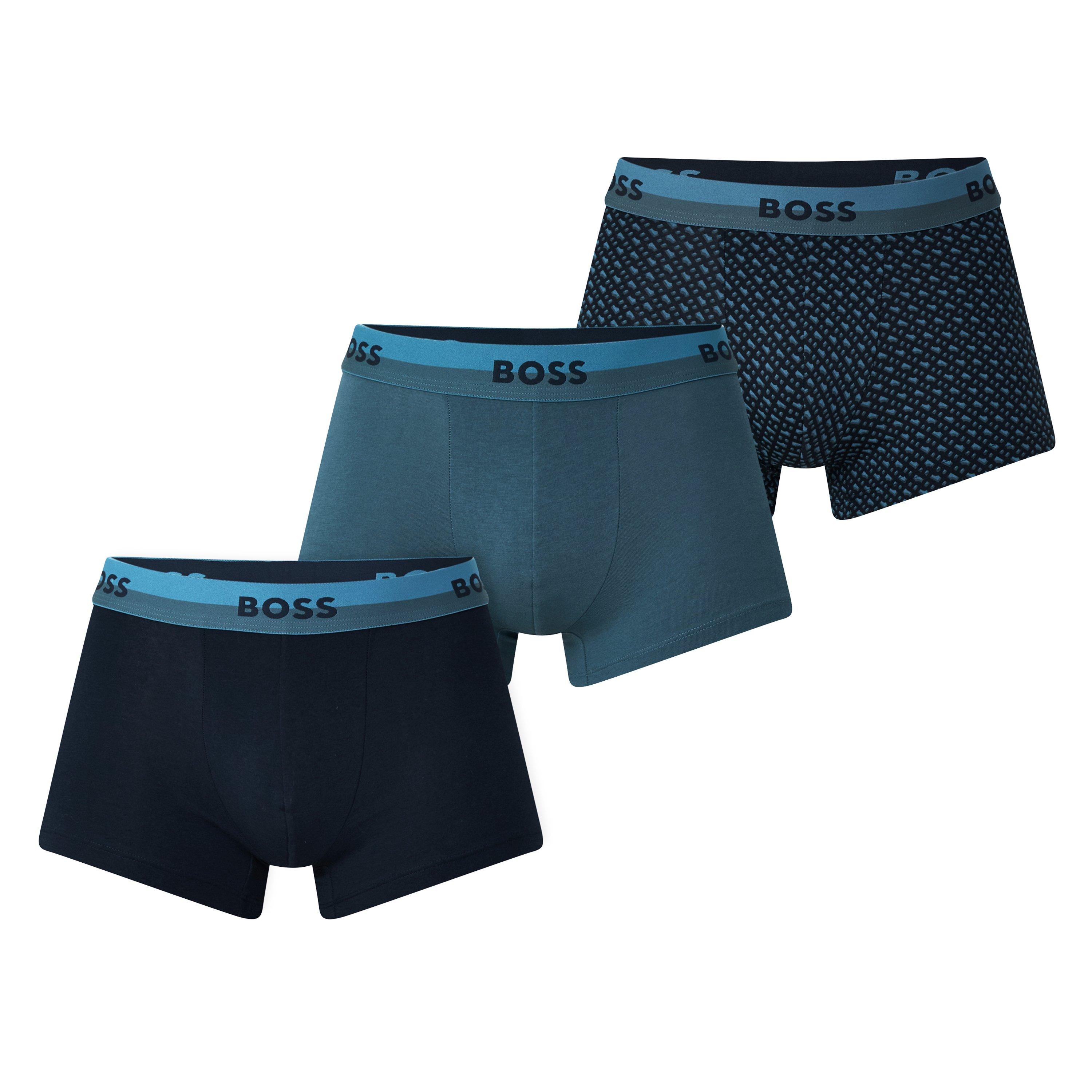 Blue - Boss - BW Evolve 3pk Boxer Sn71 - 1