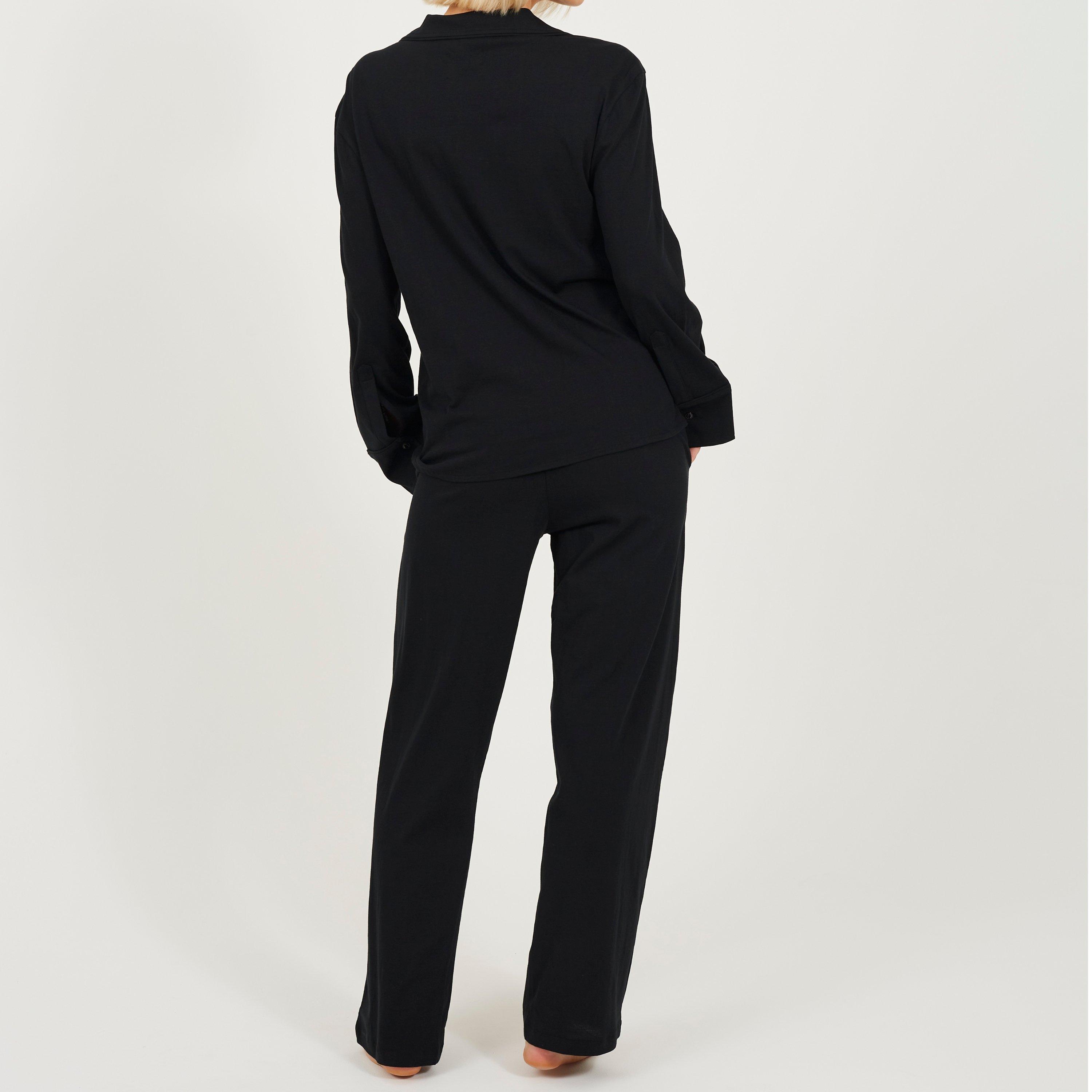 Schwarz - Brave Soul - Brave Soul Ladies Black Pyjama Set - 2