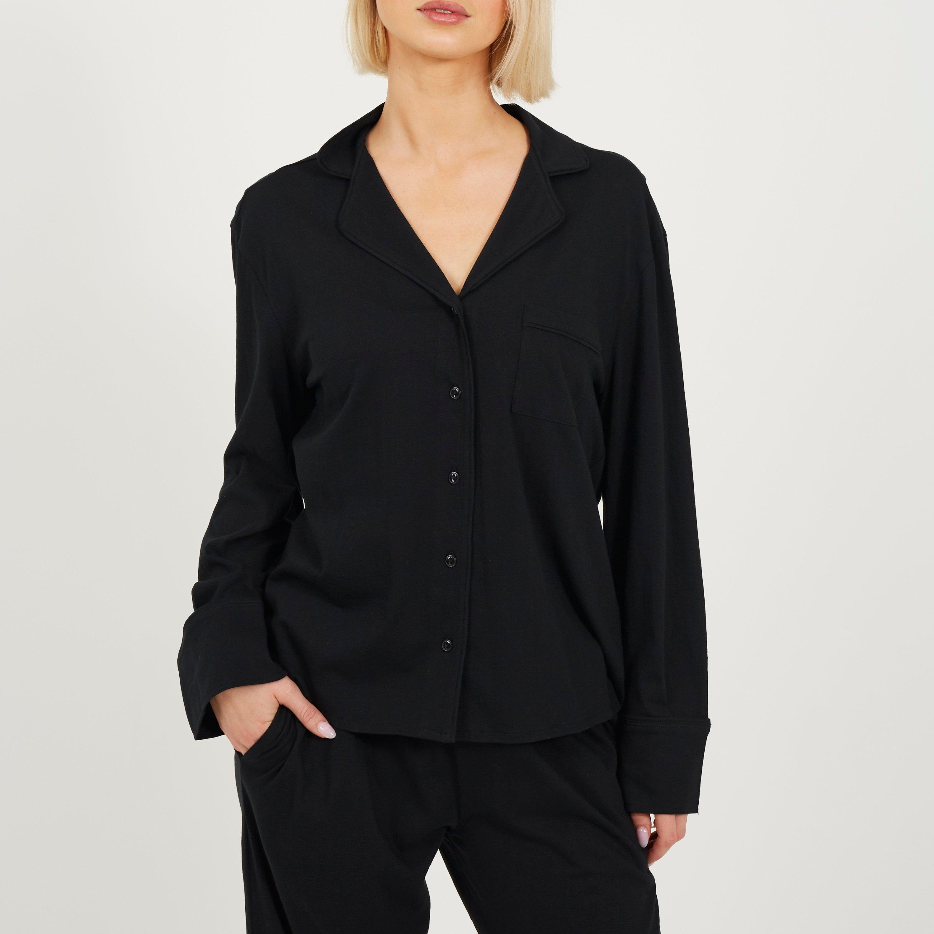 Schwarz - Brave Soul - Brave Soul Ladies Black Pyjama Set - 3