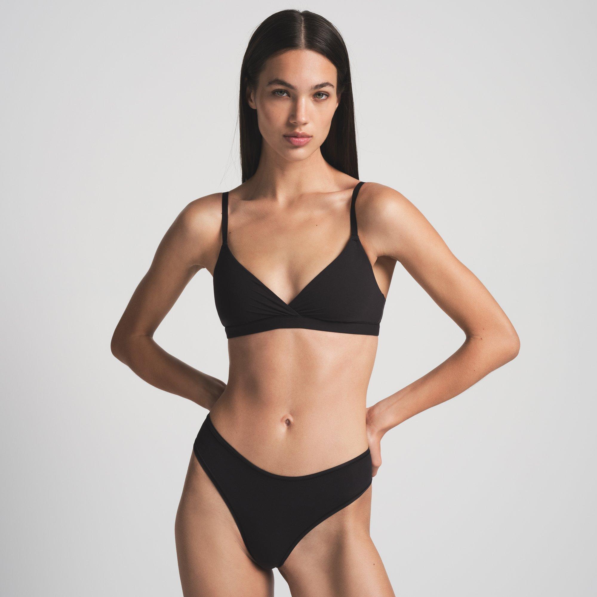 Onyx - SKIMS - Womens Fits Everybody Crossover Bralette - 2