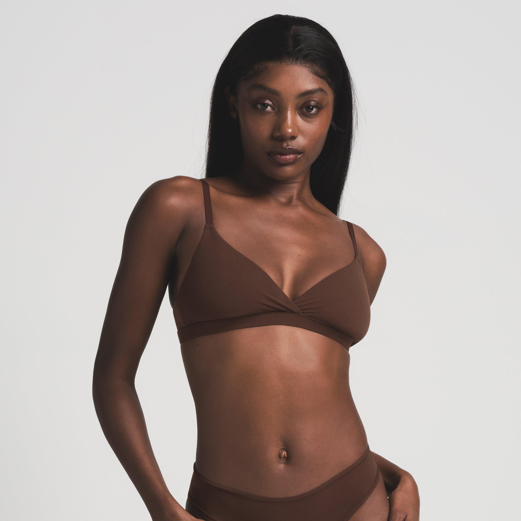 Cocoa - SKIMS EDIT - Womens Fits Everybody Crossover Bralette - 2