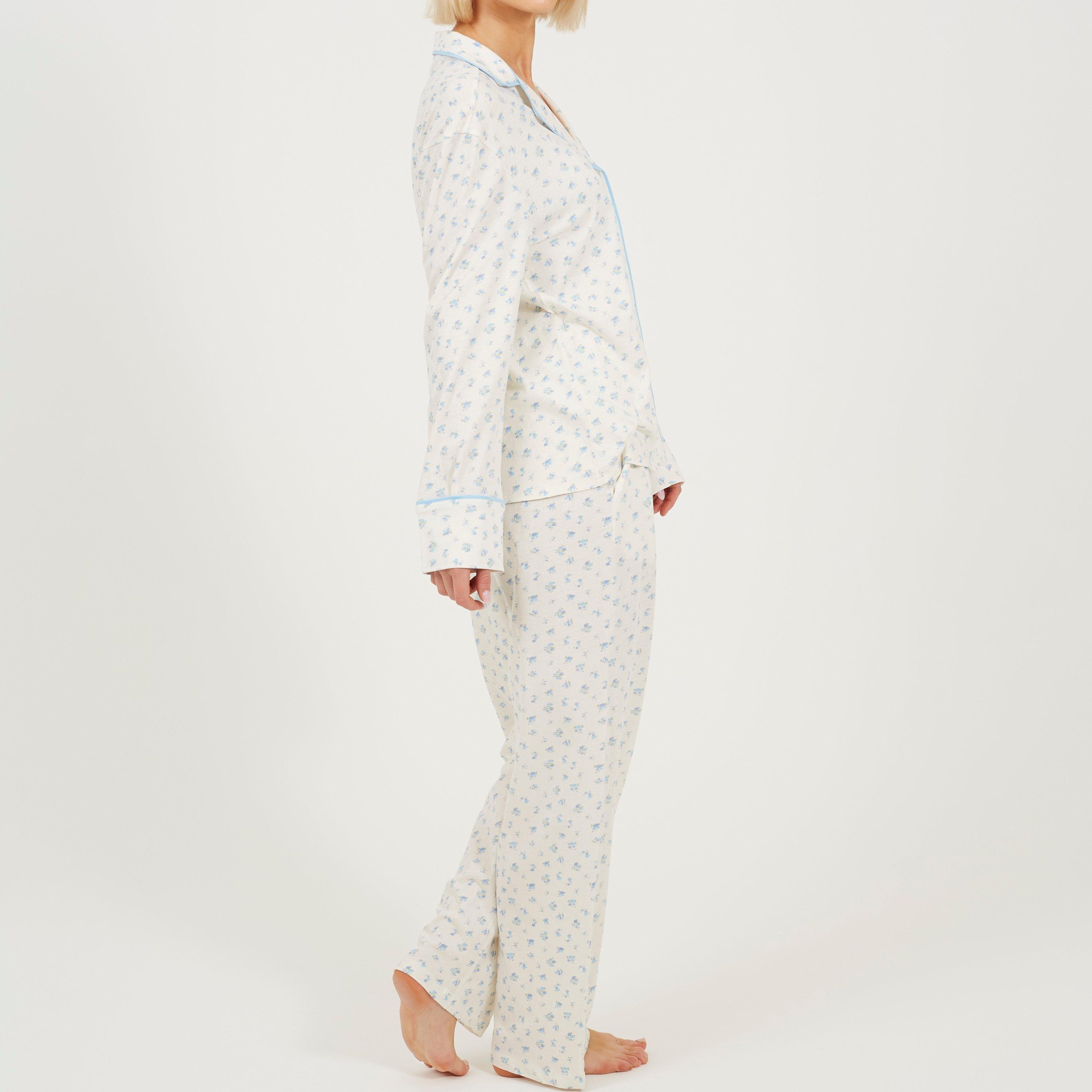 Floral Print - Brave Soul - Brave Soul Ladies LongSleeve Pyjama Set - 2