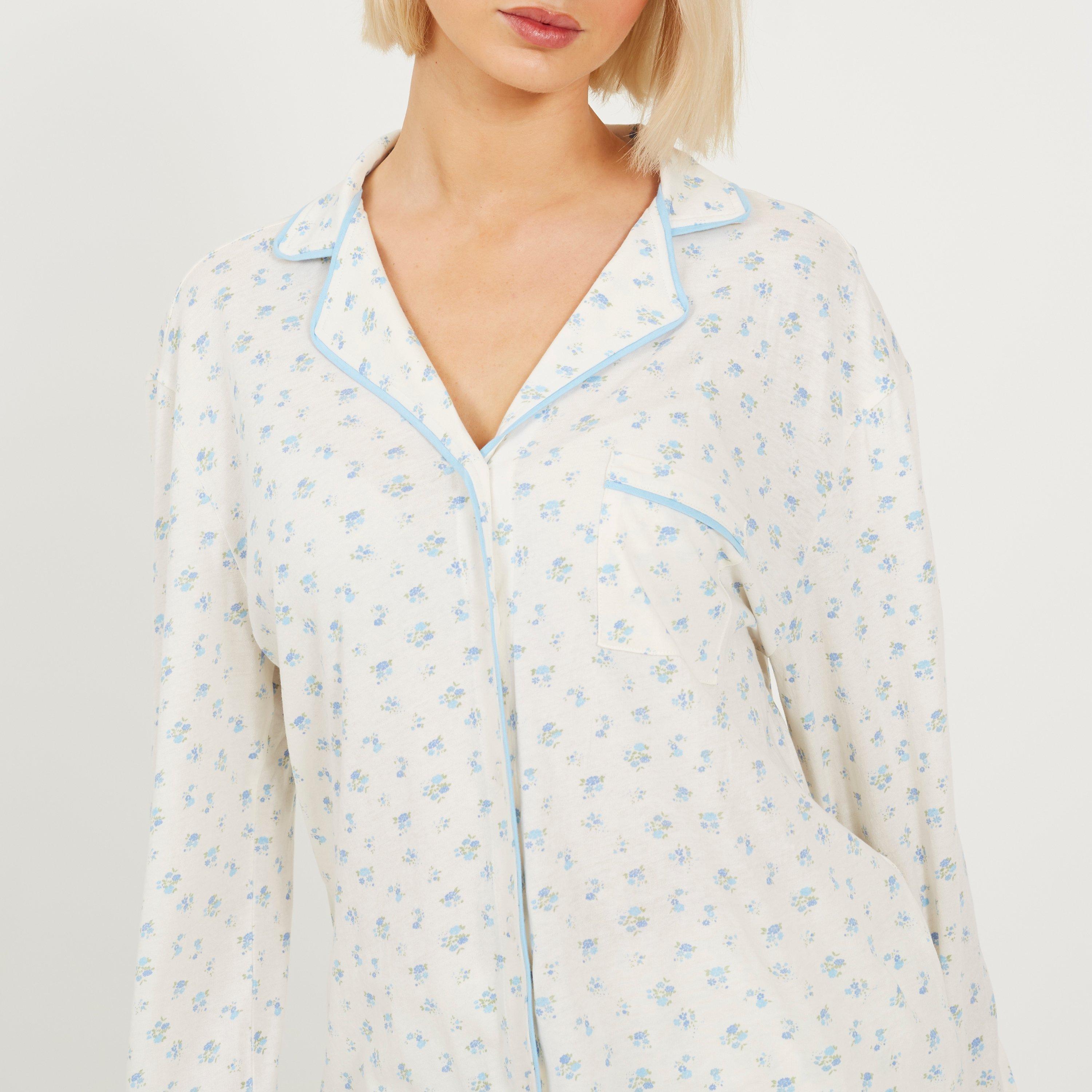Floral Print - Brave Soul - Brave Soul Ladies LongSleeve Pyjama Set - 3