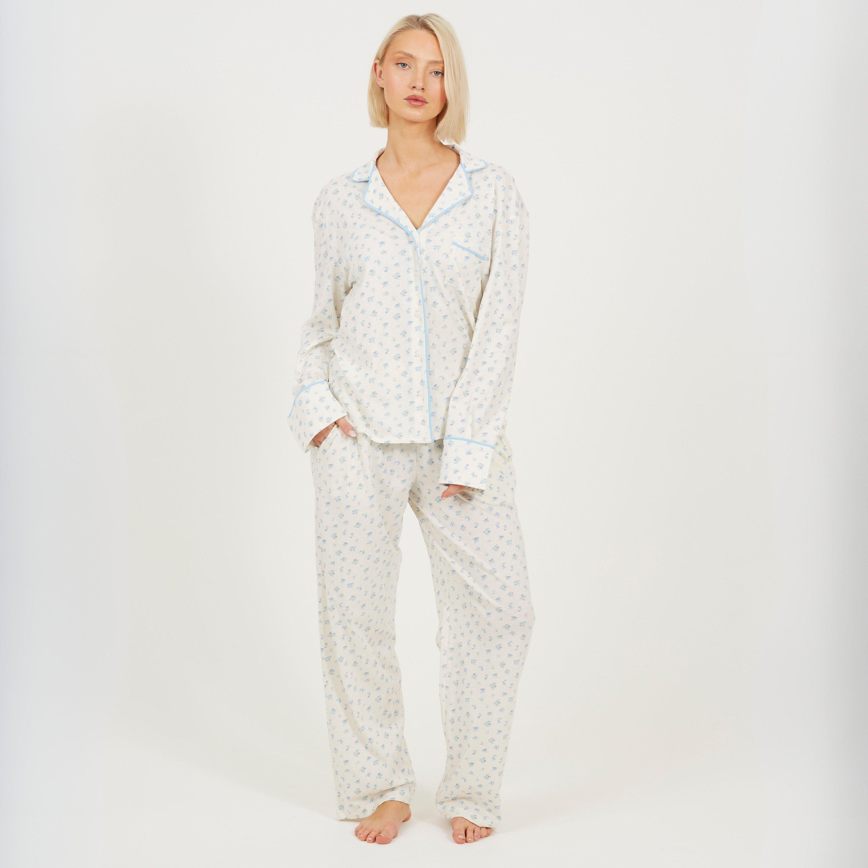 Floral Print - Brave Soul - Brave Soul Ladies LongSleeve Pyjama Set - 4