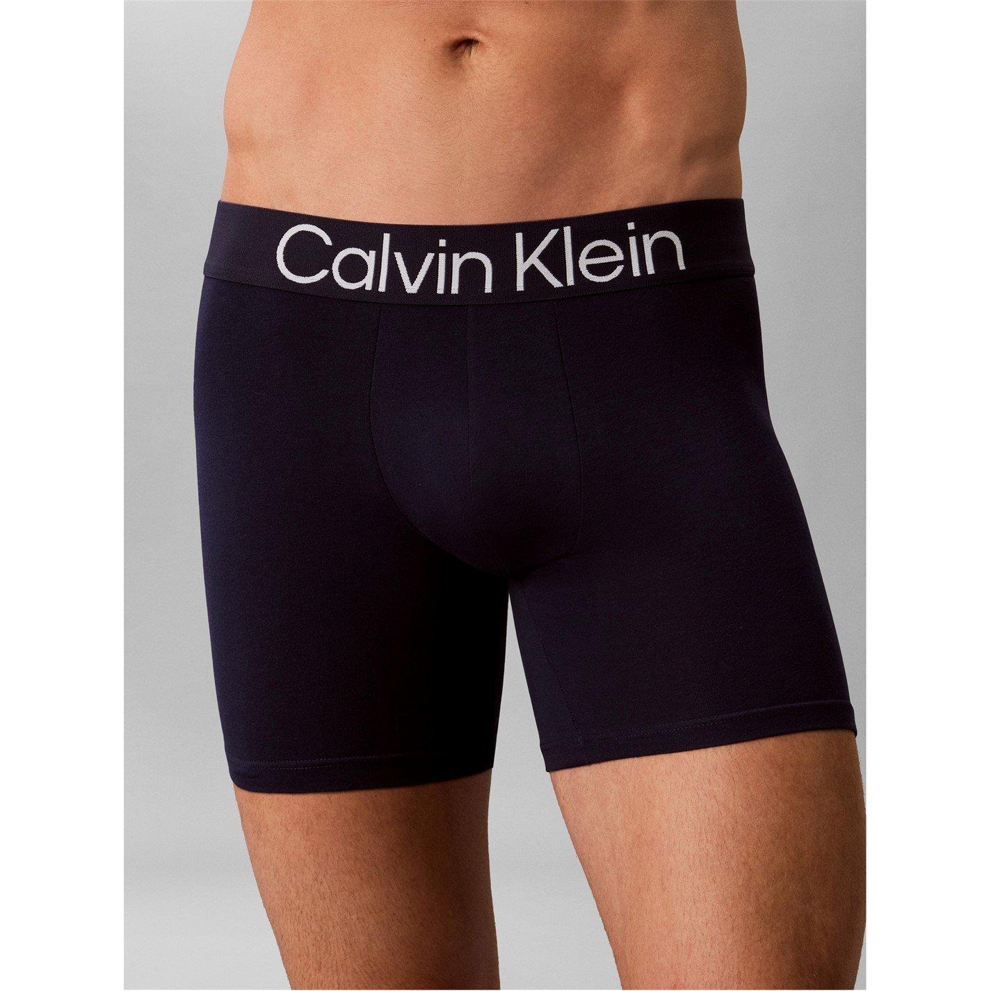 Calvin Klein Men's Single Boxer - Navy - Medium