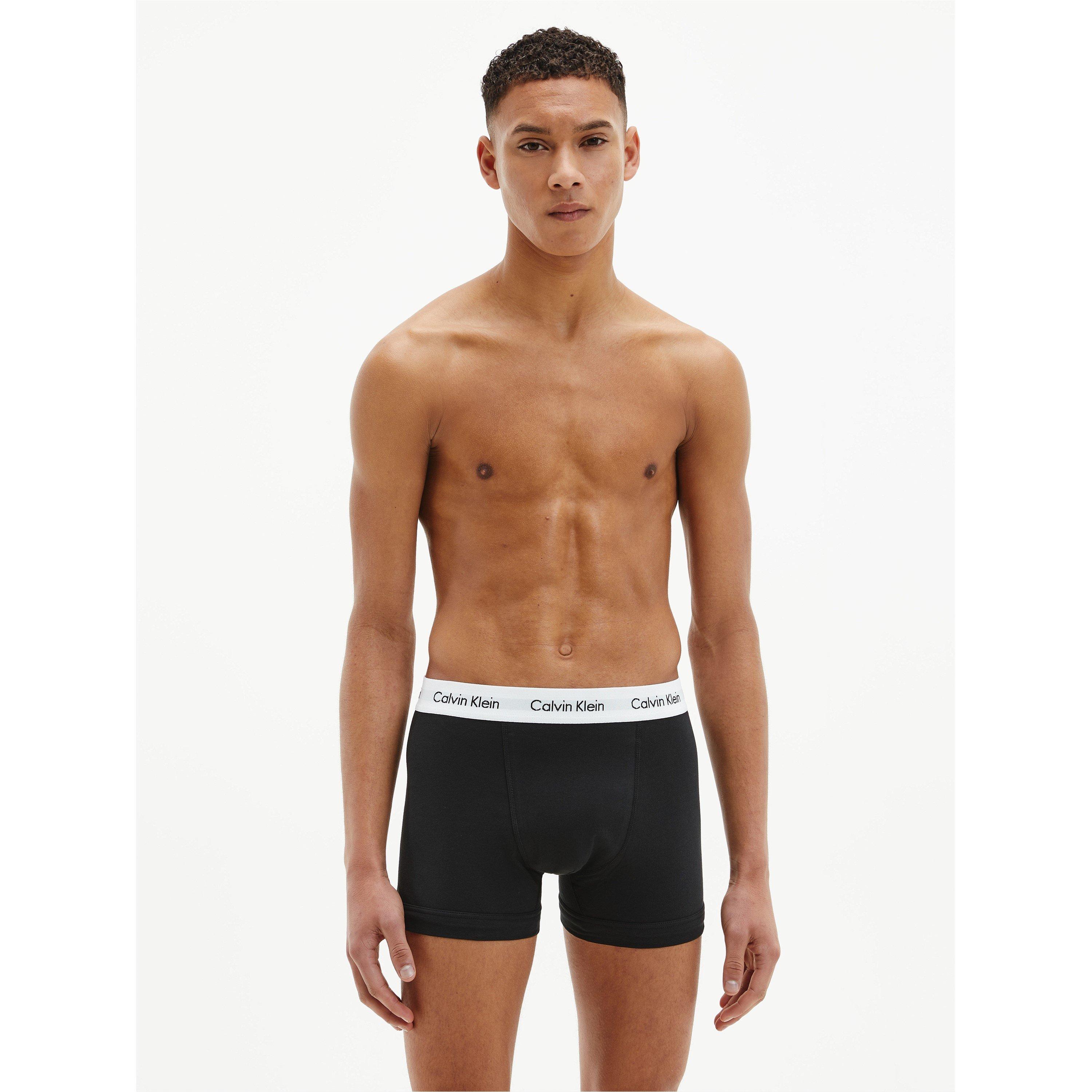 Black - Calvin Klein - 3-Pack Cotton Stretch Boxer Shorts - 4