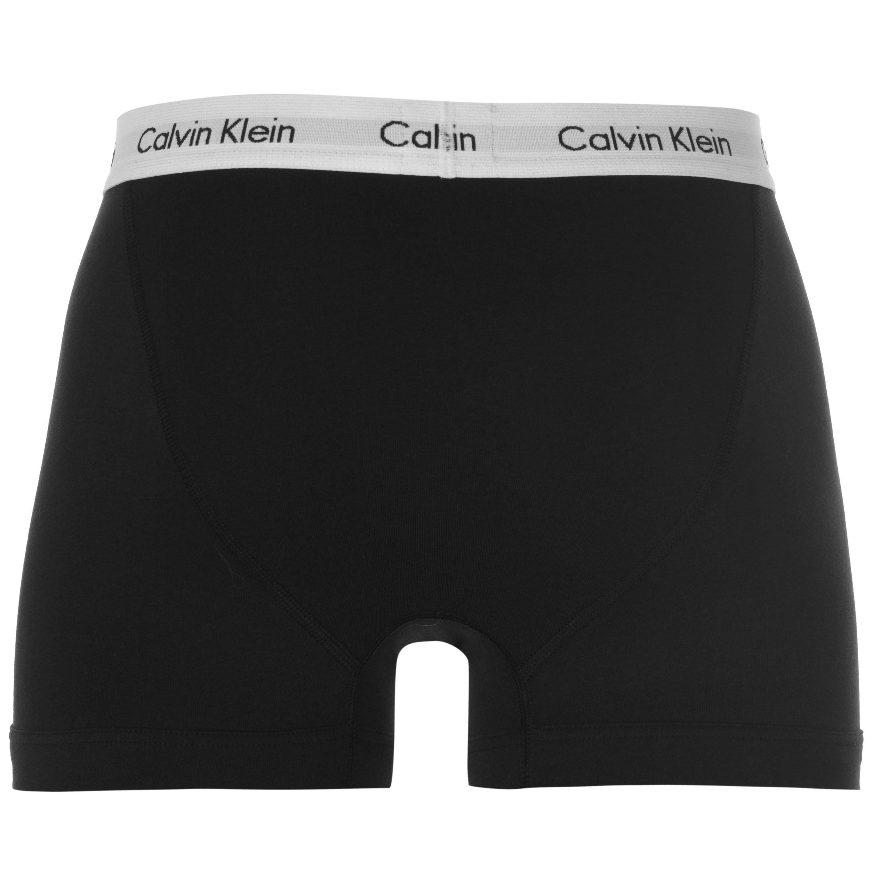 Wht/Blk/Gry - Calvin Klein - Cotton Stretch Boxer Shorts - 11