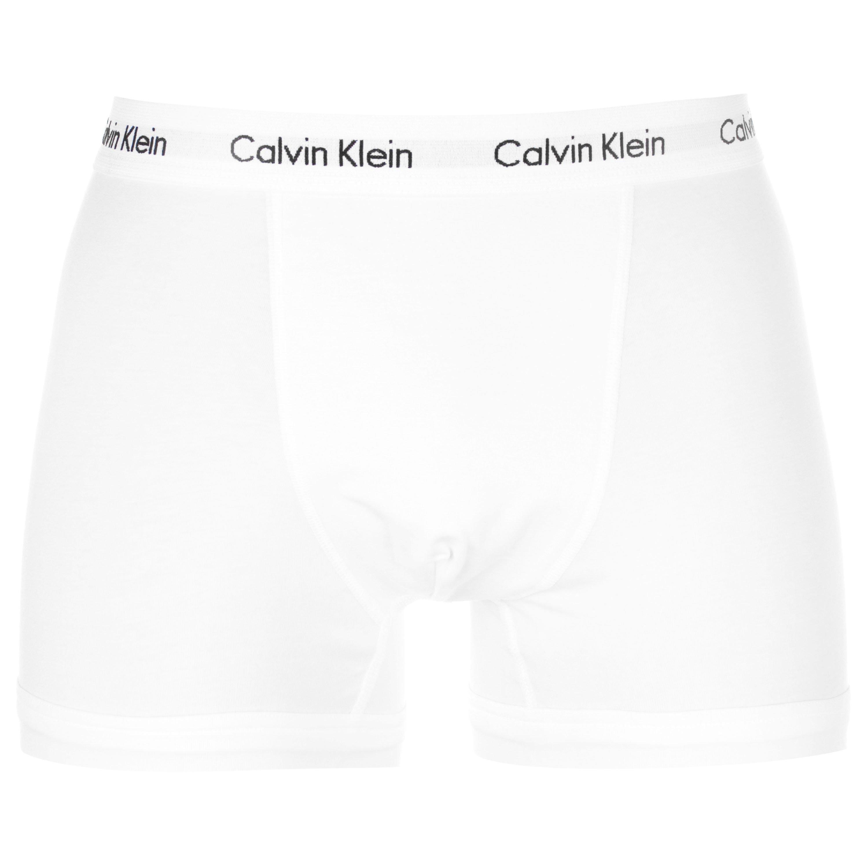 Wht/Blk/Gry - Calvin Klein - Cotton Stretch Boxer Shorts - 12