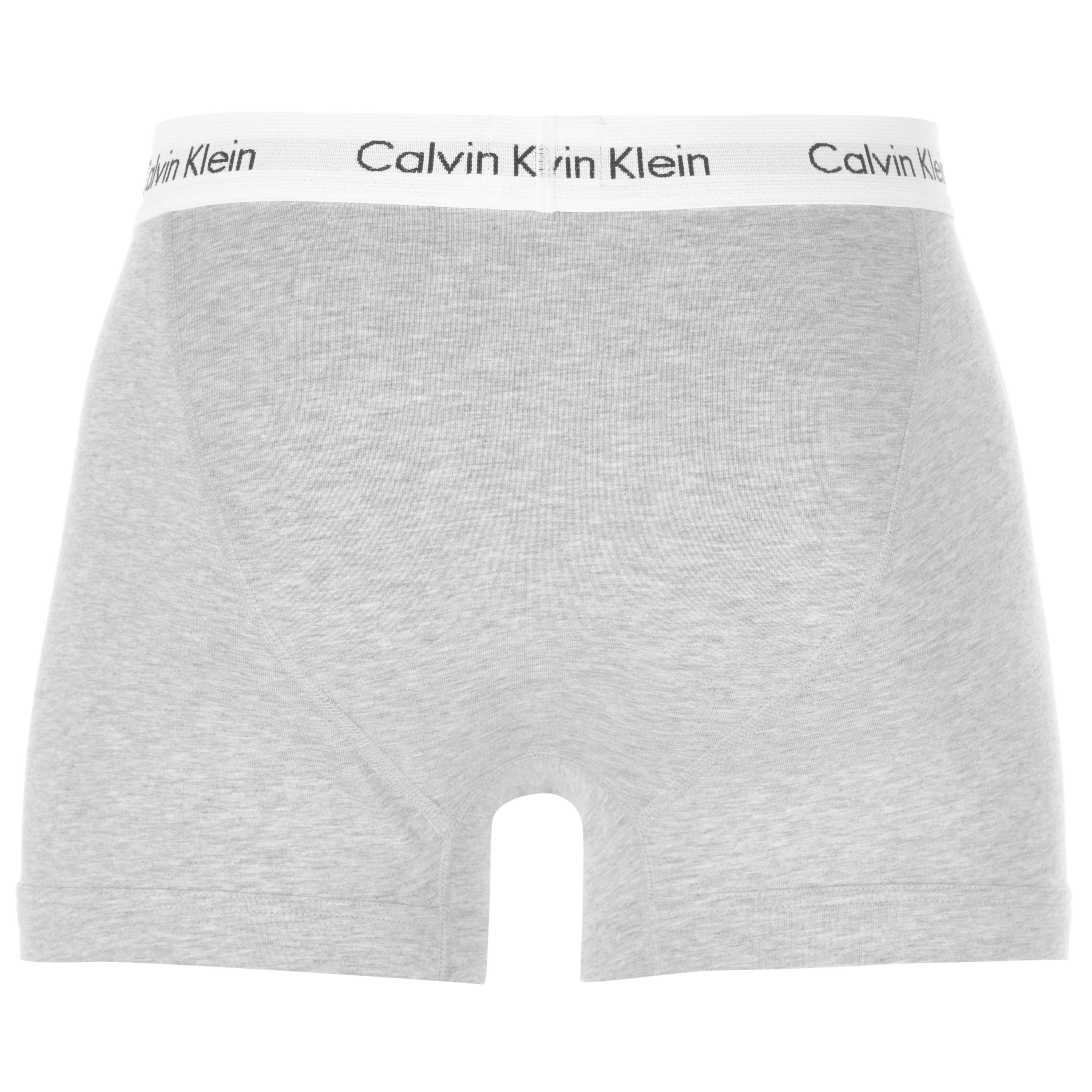 Wht/Blk/Gry - Calvin Klein - Cotton Stretch Boxer Shorts - 15