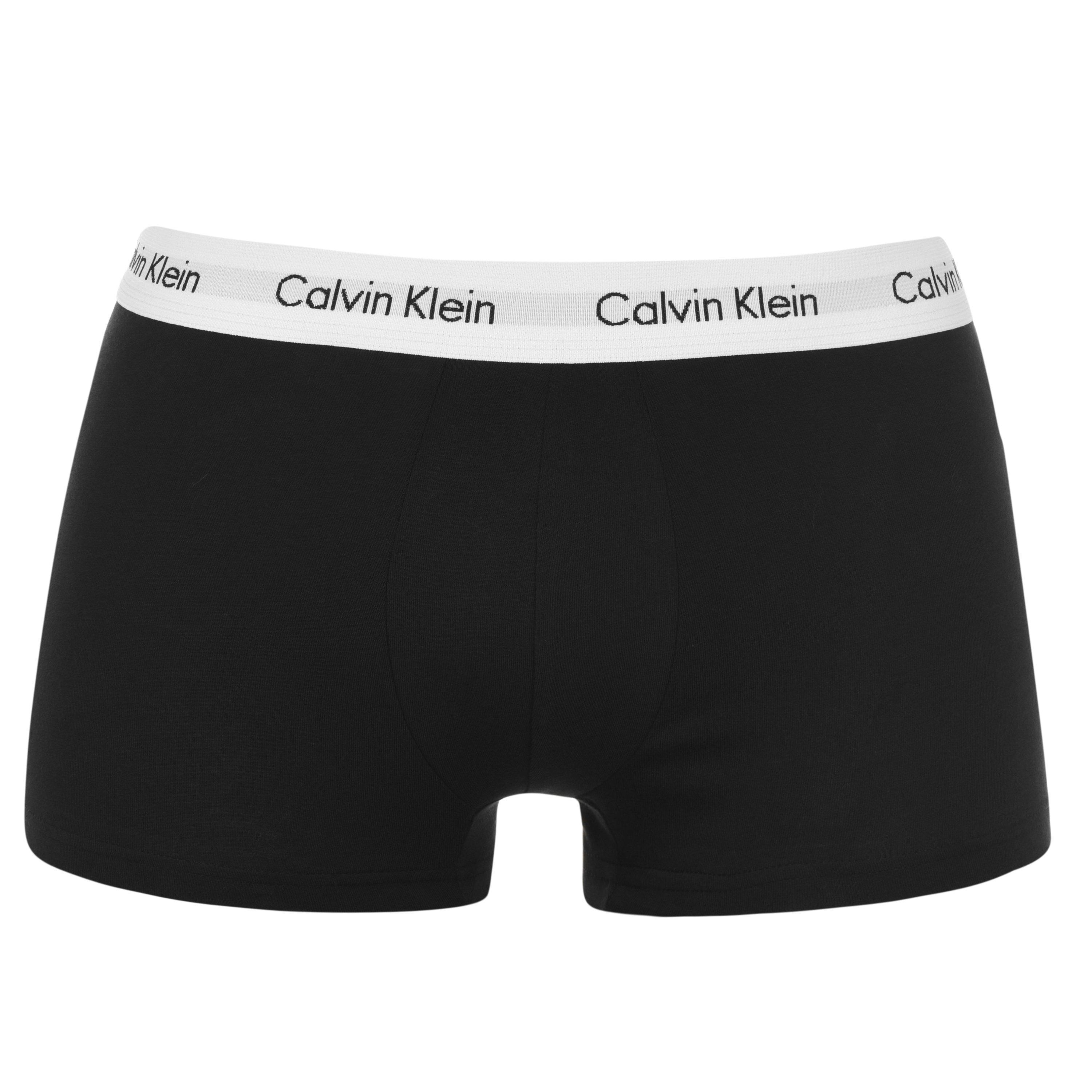 Wht/Blk/Gry - Calvin Klein - 3-Pack Boxer Shorts Mens - 8