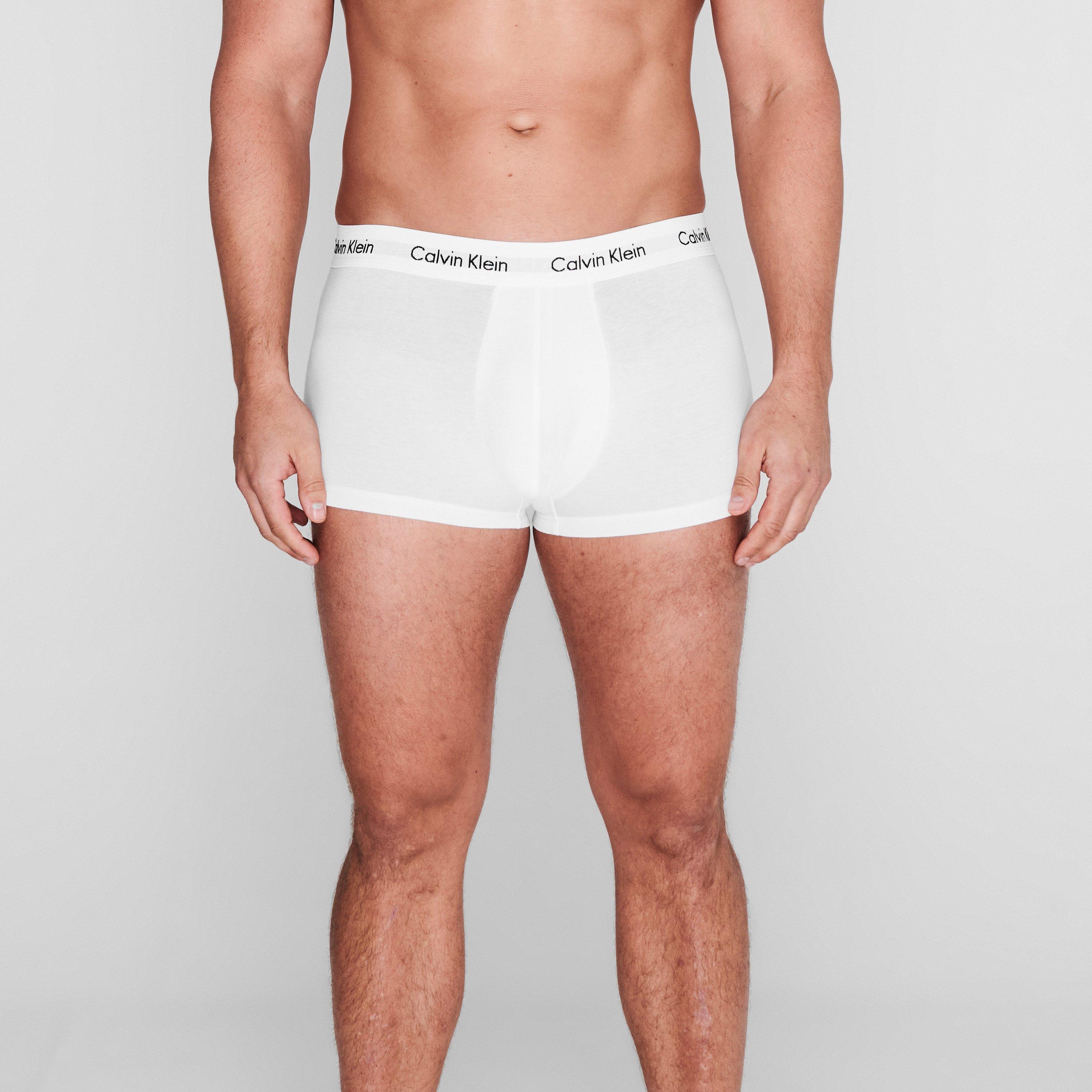 Wht/Blk/Gry - Calvin Klein - 3-Pack Boxer Shorts Mens - 3