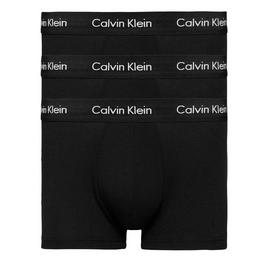 Calvin Klein Calvin 3 Pack Low Rise T-shirt Avec Logo En Coton