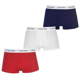 Calvin Klein Calvin 3 Pack Low Rise Boxer Shorts Mens