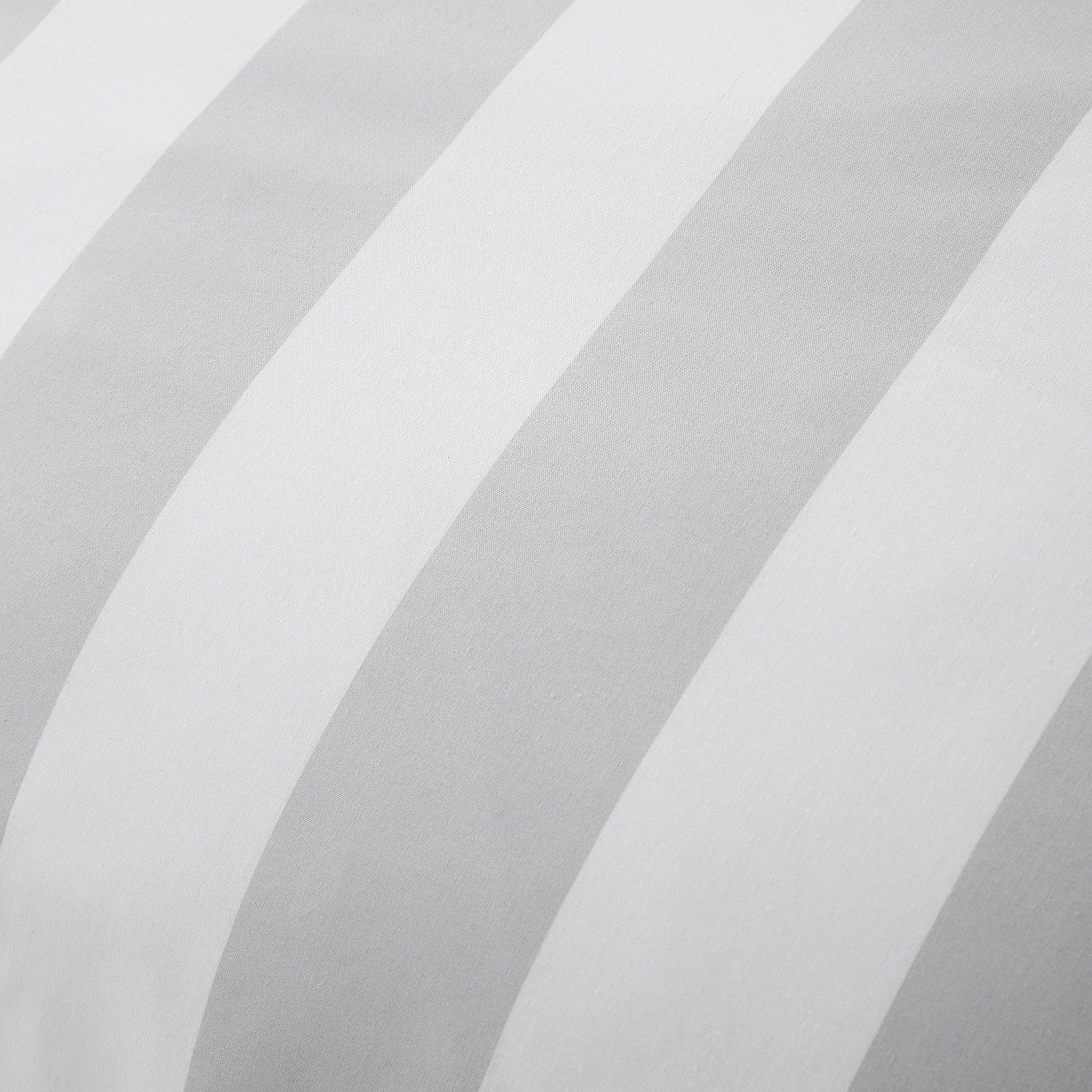 Silver - Catherine Lansfield - Cove Stripe Reversible Duvet Cover Set - 5