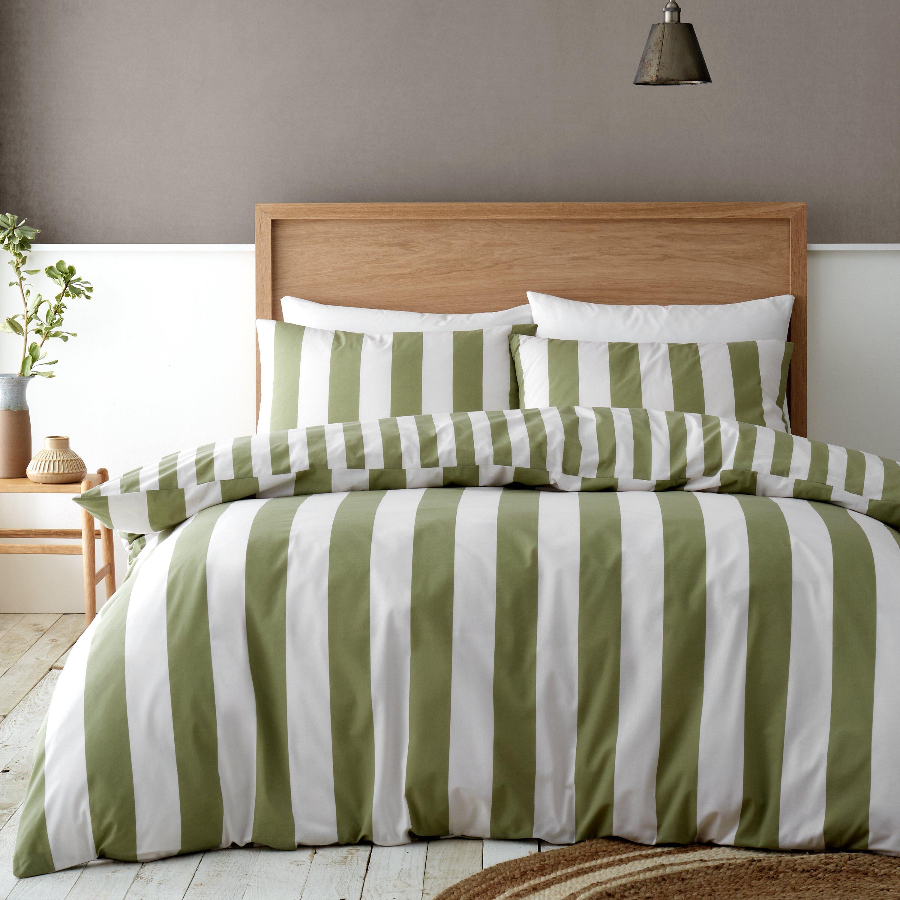 Catherine Lansfield Cove Stripe Duvet Cover Set - Image 5