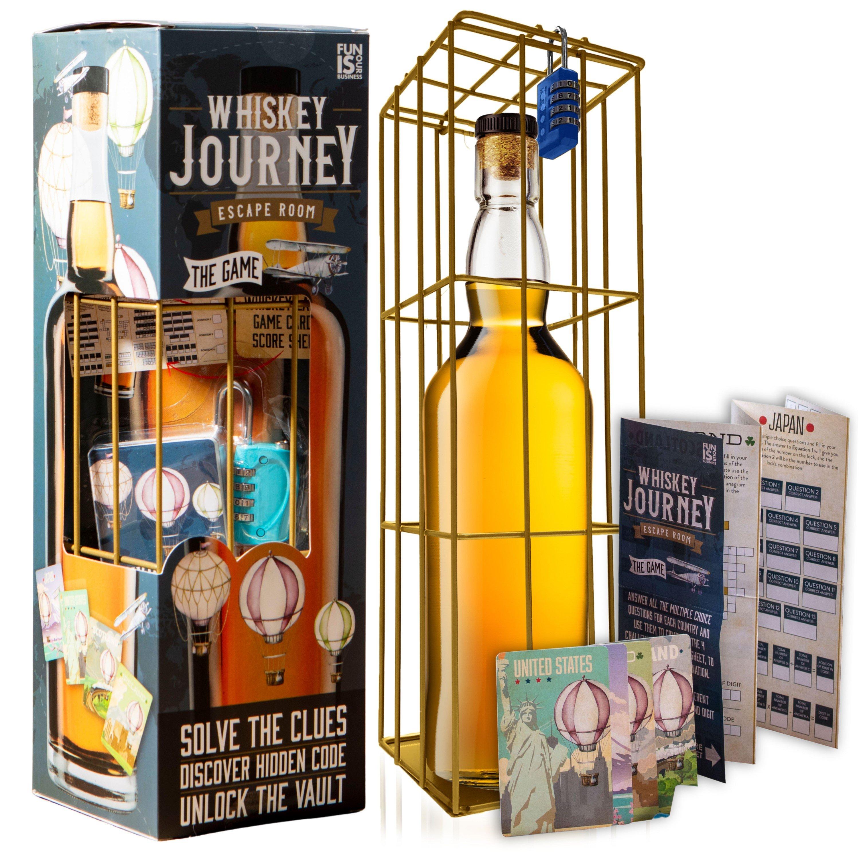 Blue - Boxer Gifts - Whiskey Escape Room Game For Him - Whisky Gifts - 1