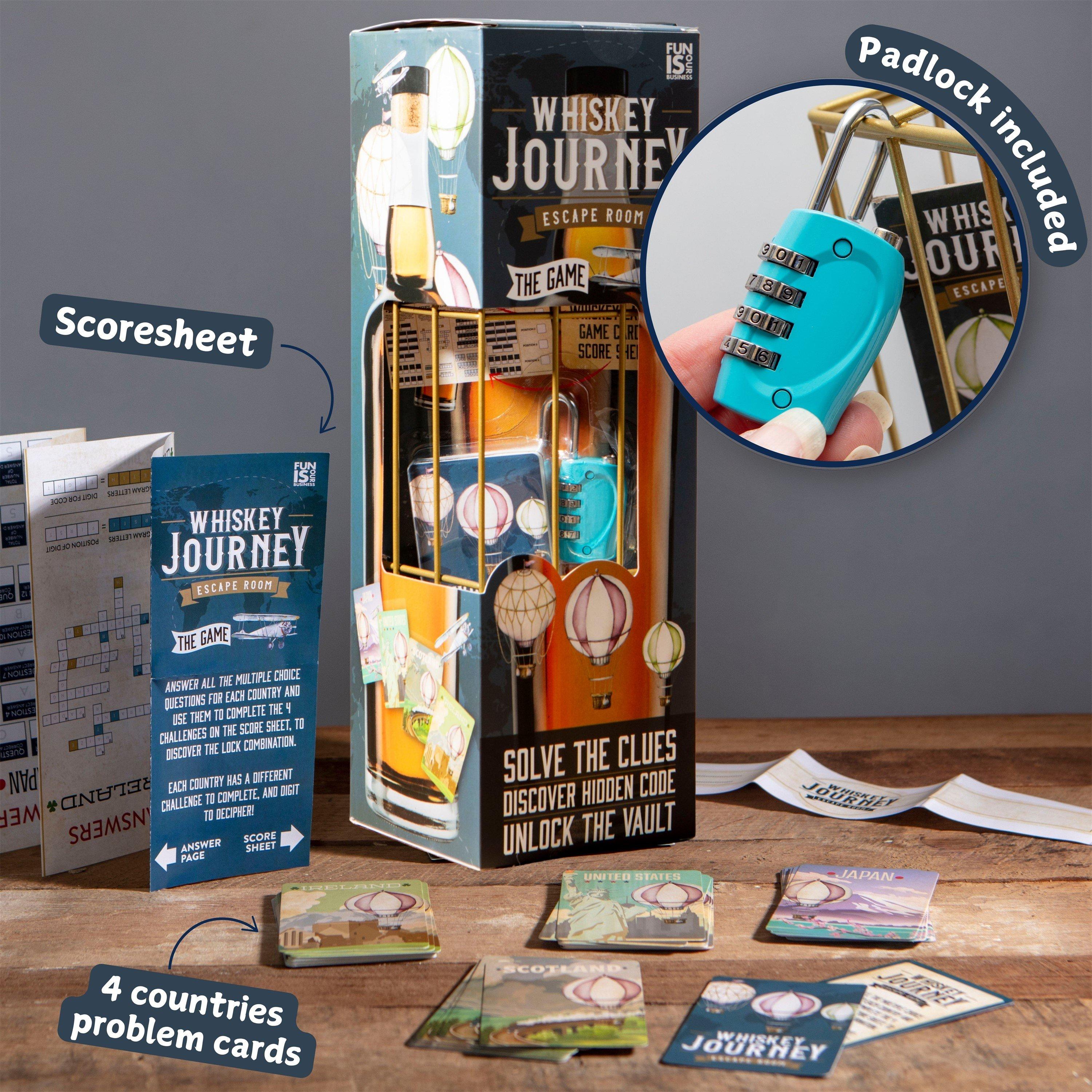 Blue - Boxer Gifts - Whiskey Escape Room Game For Him - Whisky Gifts - 2