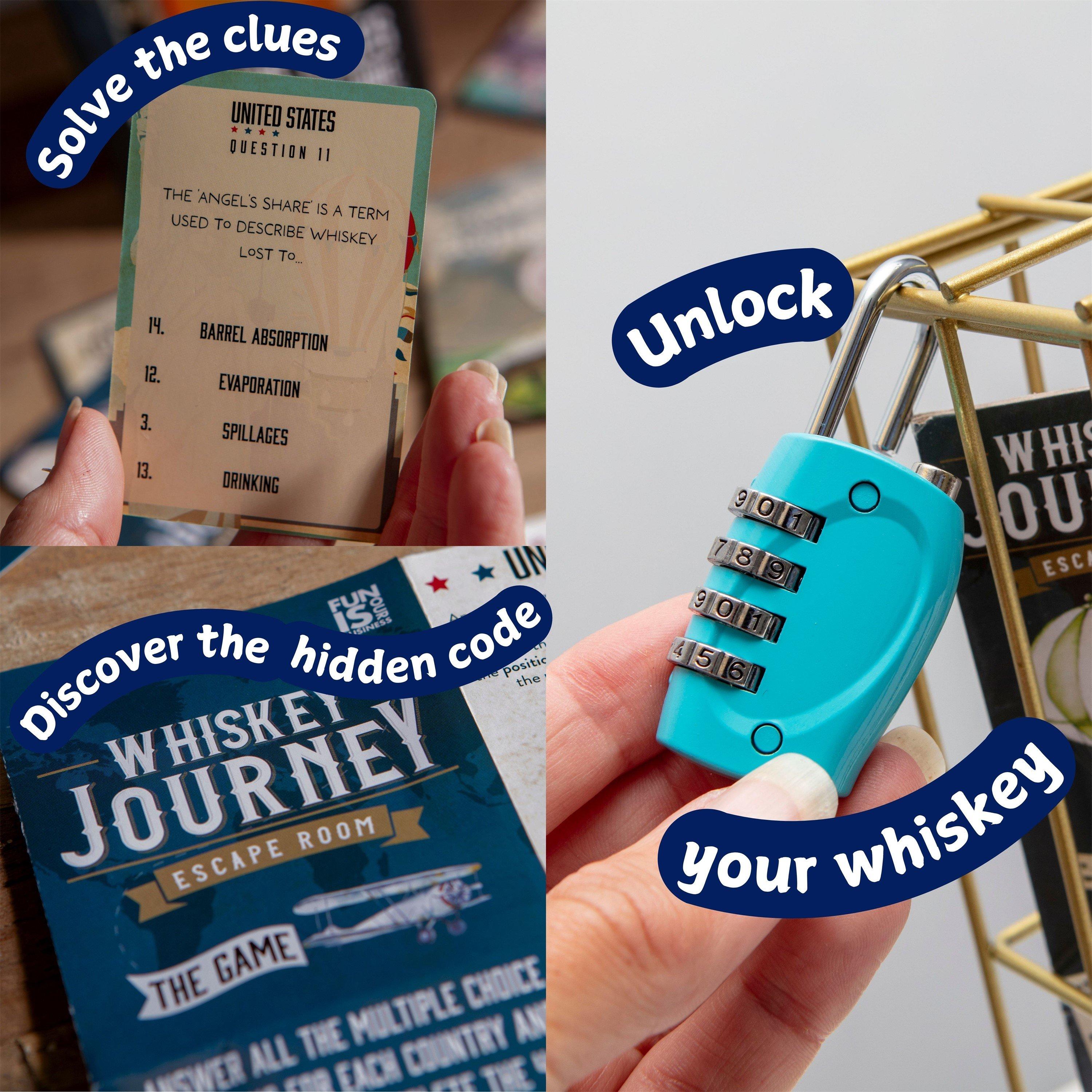 Blue - Boxer Gifts - Whiskey Escape Room Game For Him - Whisky Gifts - 3