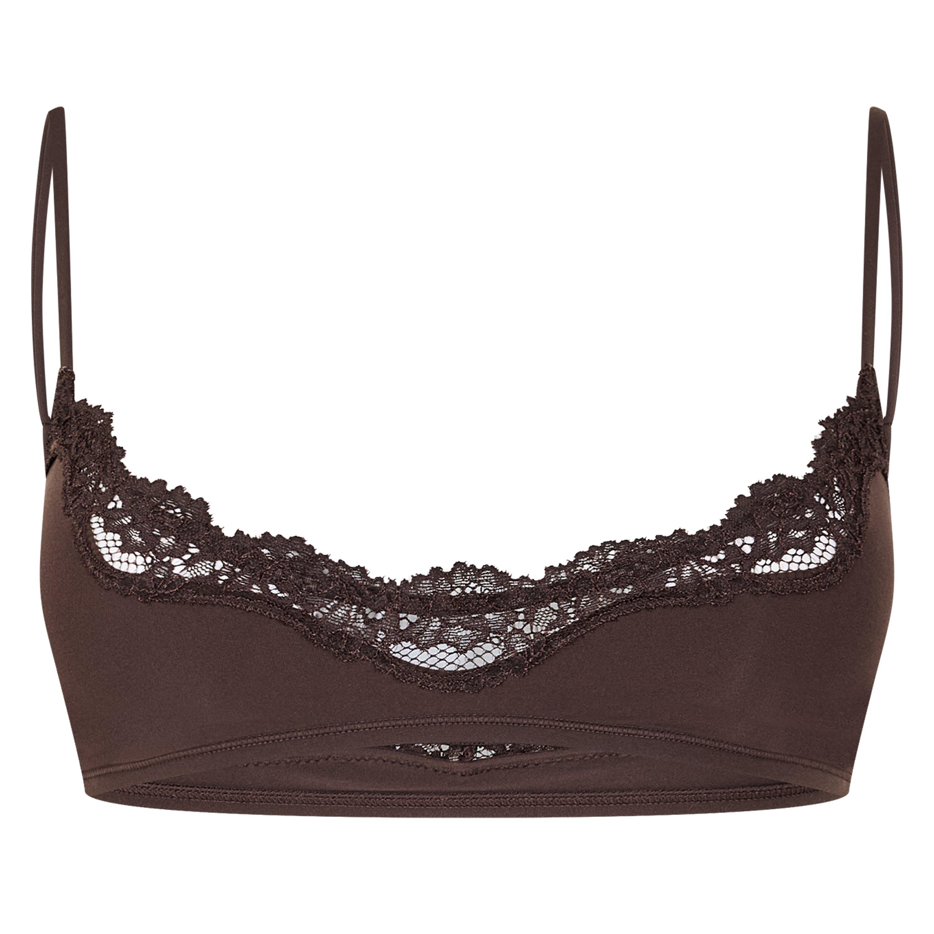 Womens Fits Everybody Lace Scoop Bralette